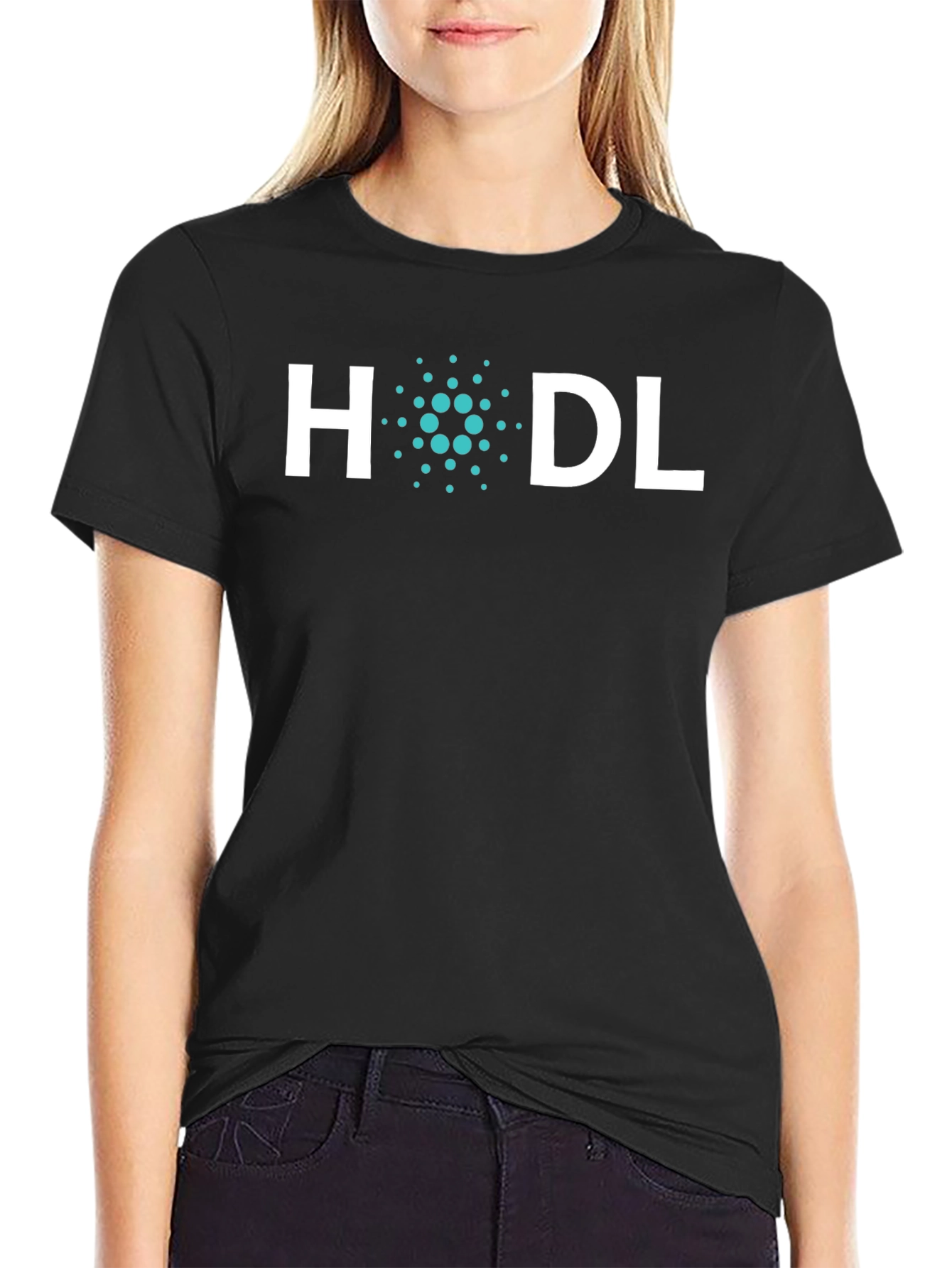 HODL Cardano Crypto Black T-Shirt