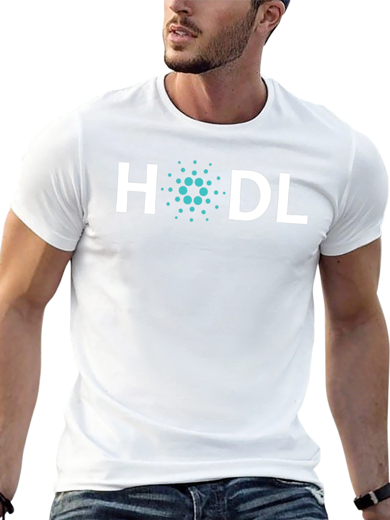 HODL Cardano Crypto Black T-Shirt