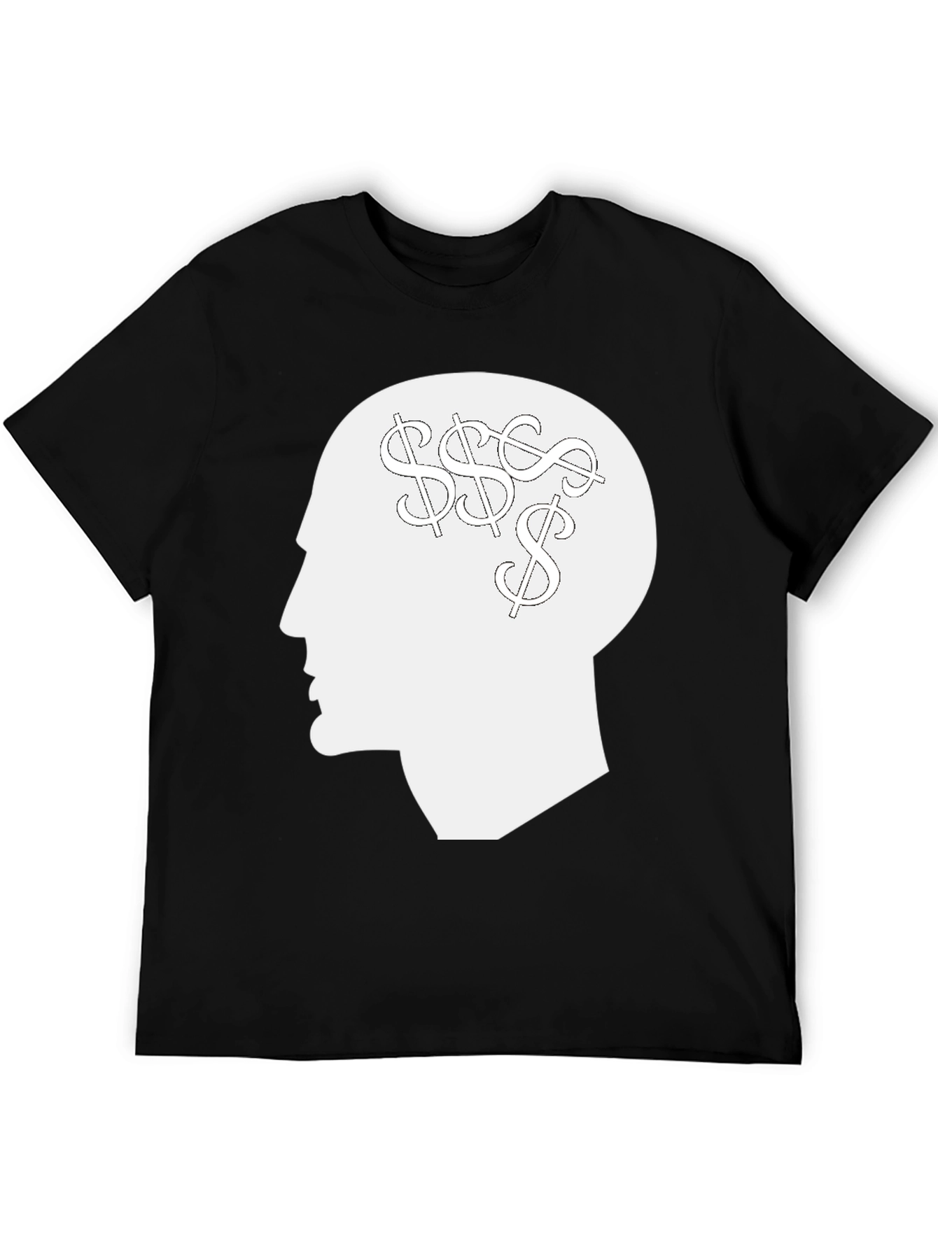 Money Minded Tee - Black Graphic T-Shirt