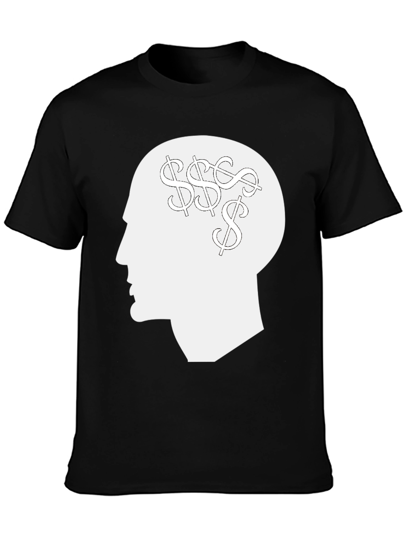 Money Minded Tee - Black Graphic T-Shirt
