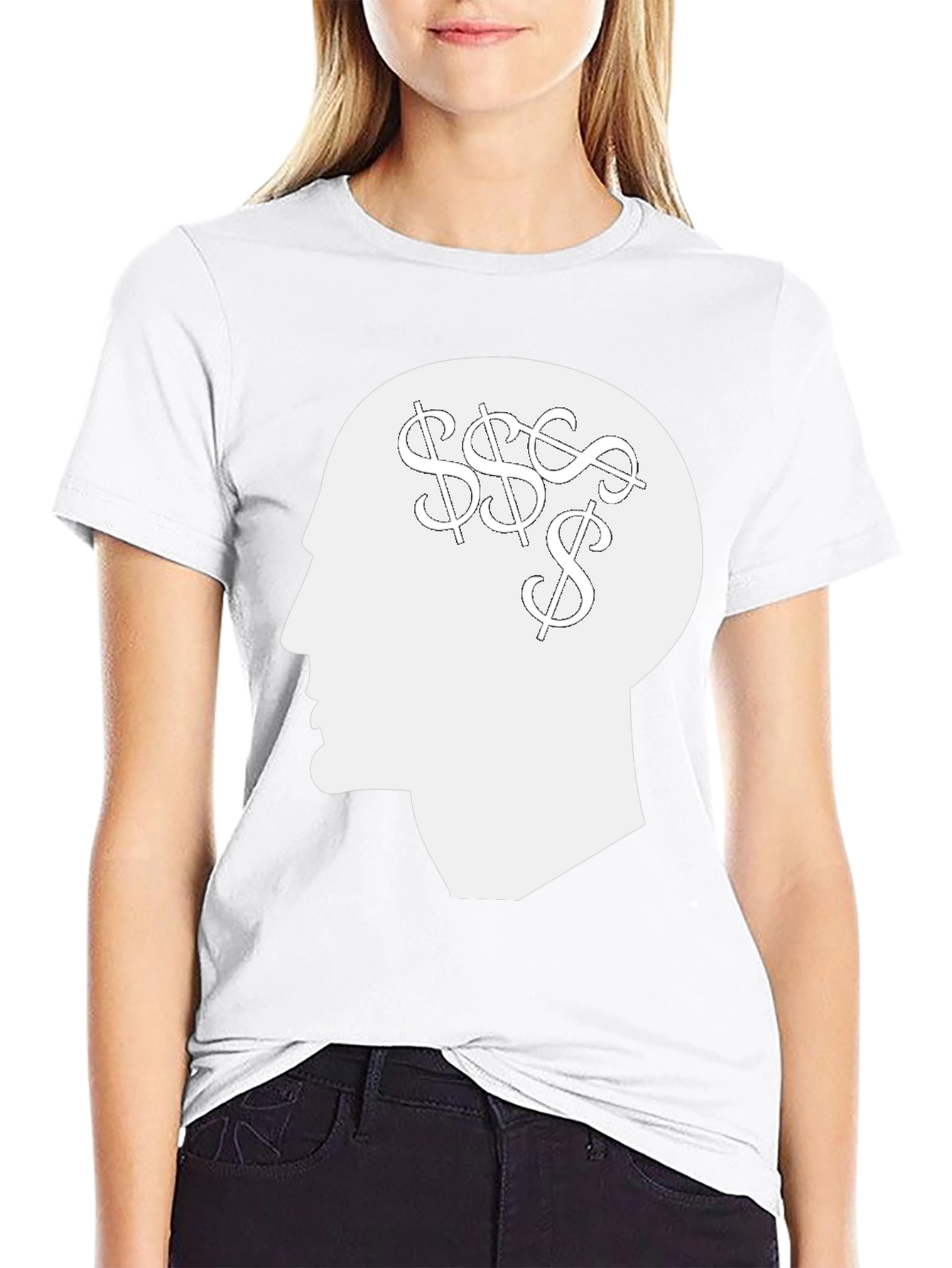 Money Minded Tee - Black Graphic T-Shirt