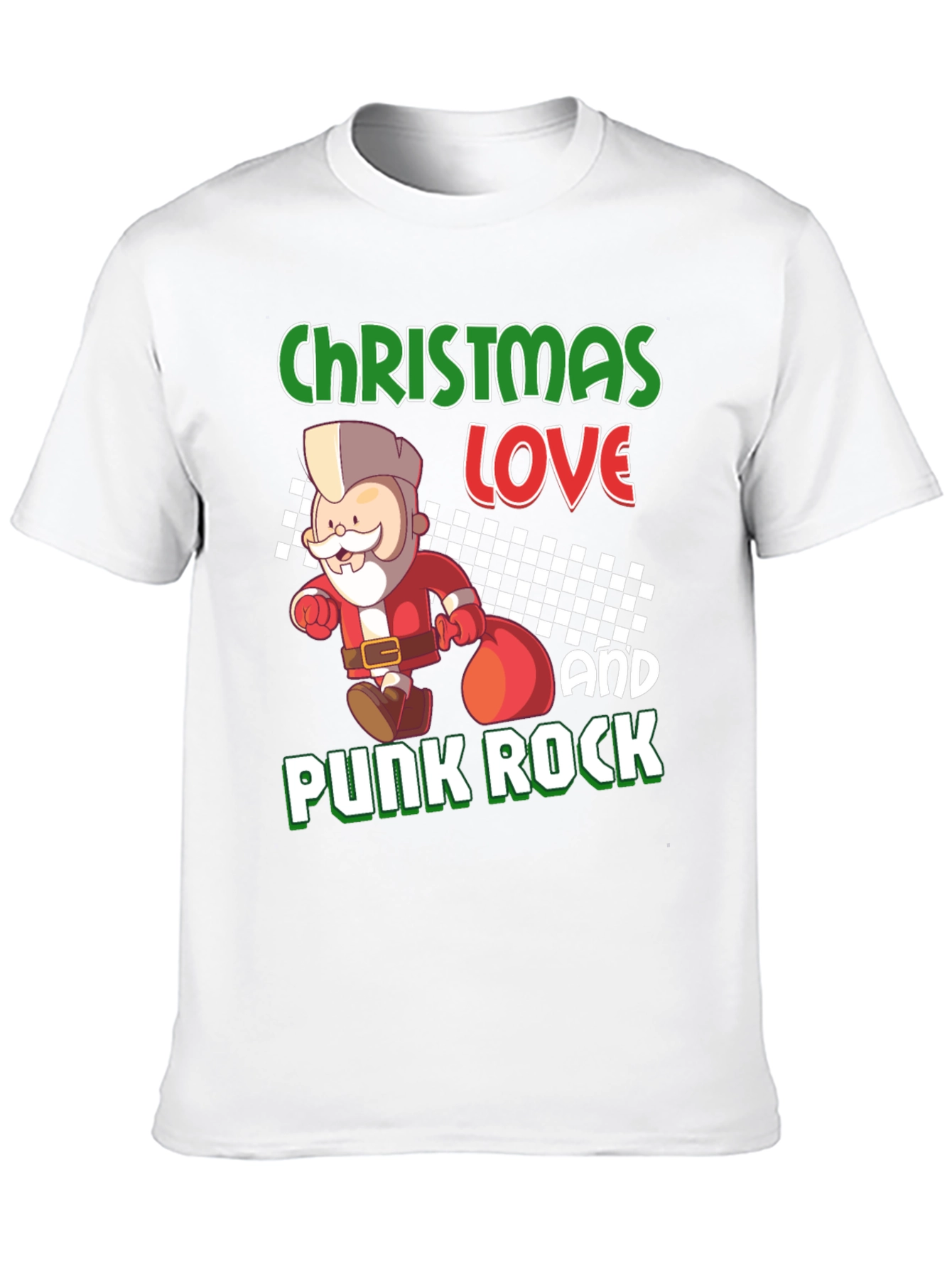 Christmas Love Punk Rock T-Shirt