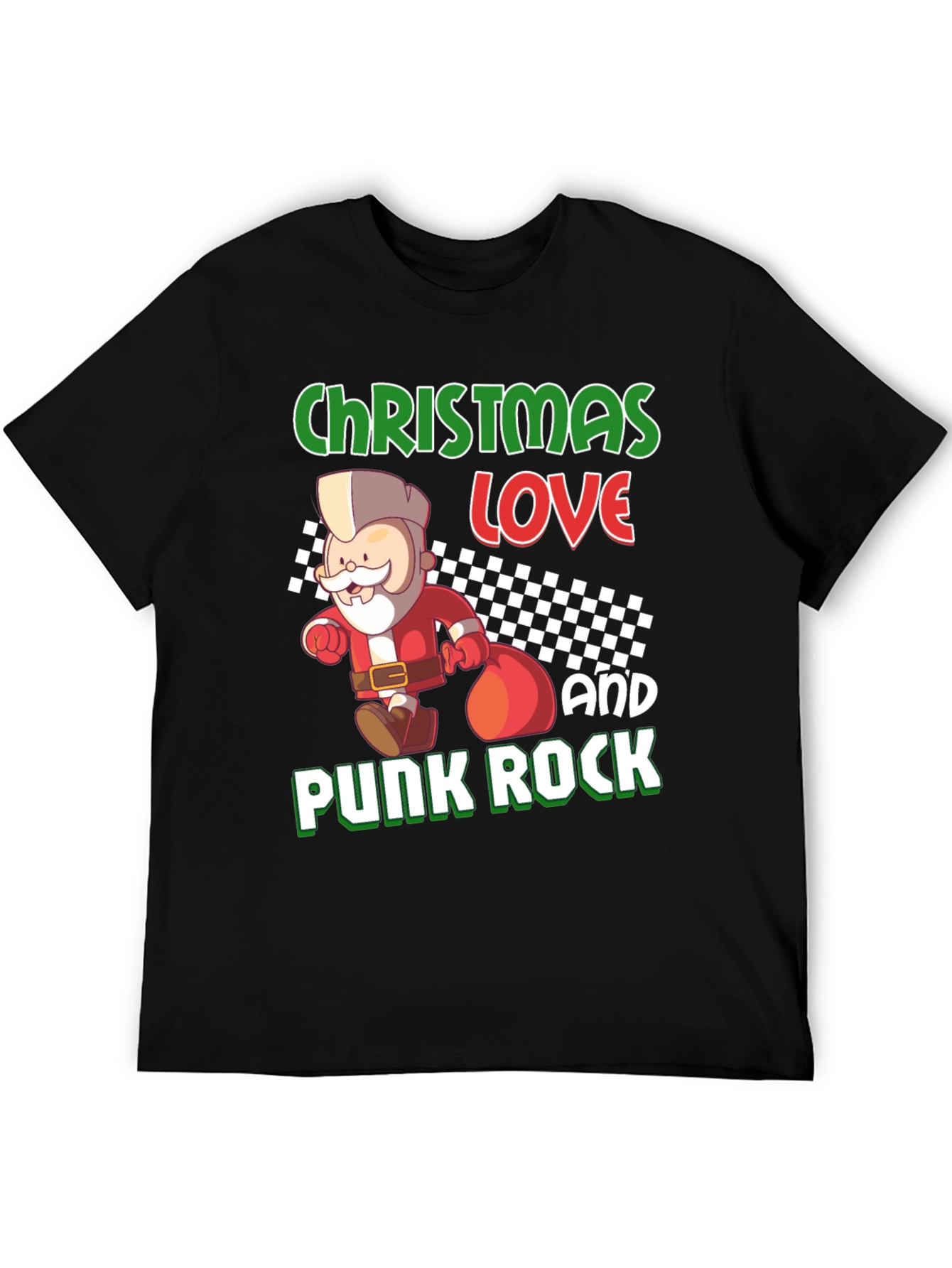 Christmas Love Punk Rock T-Shirt