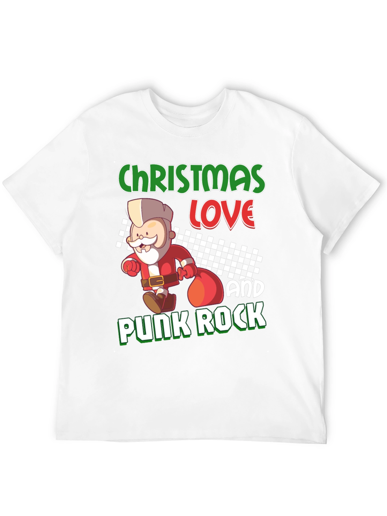 Christmas Love Punk Rock T-Shirt