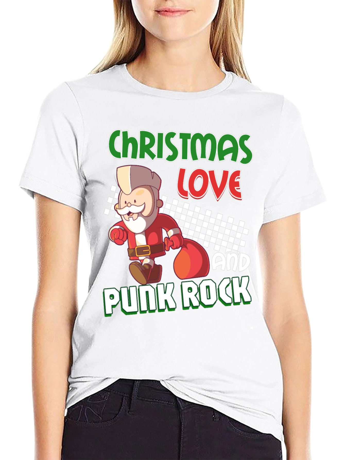 Christmas Love Punk Rock T-Shirt