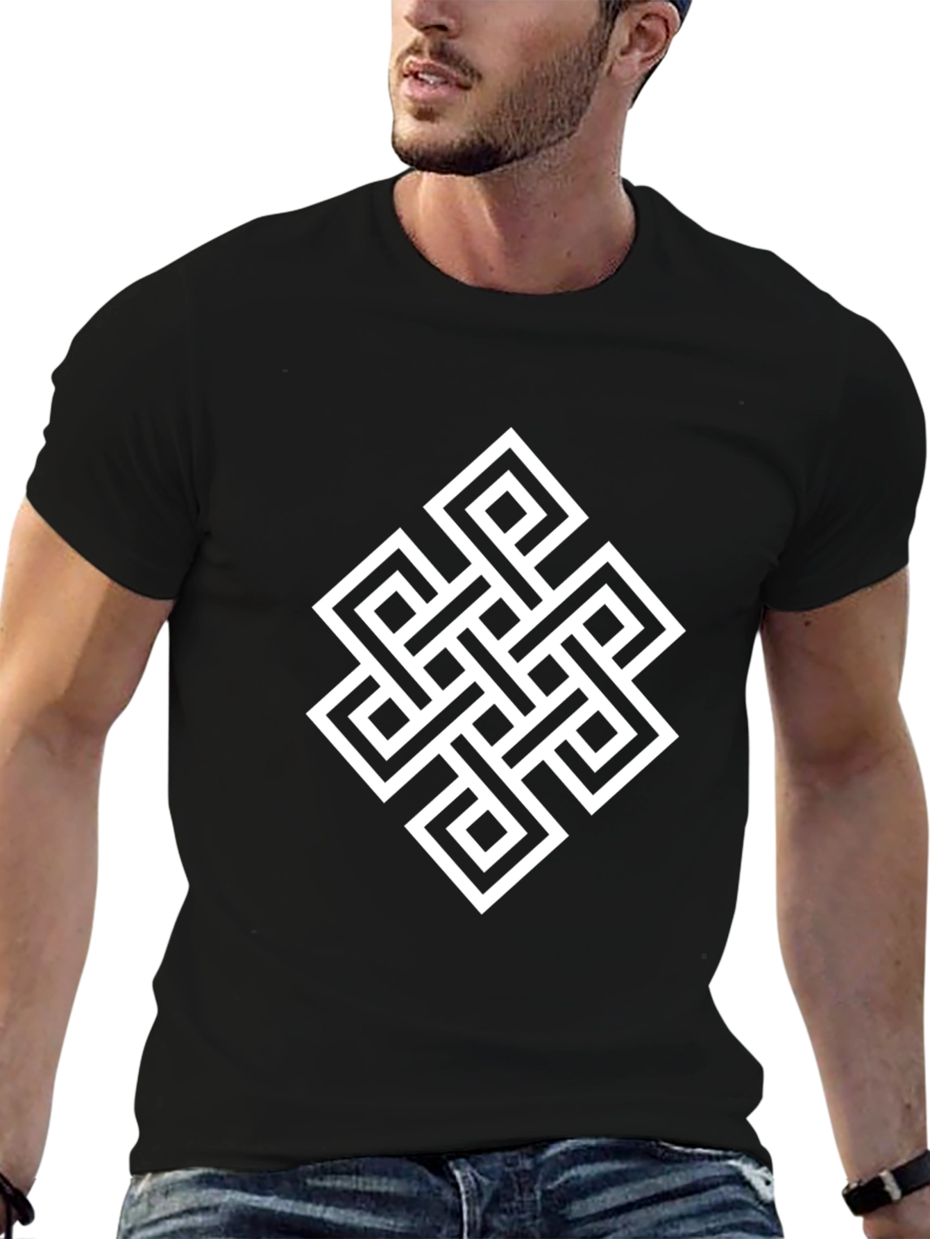 Endless Knot Graphic T-Shirt - Stylish & Unique Design
