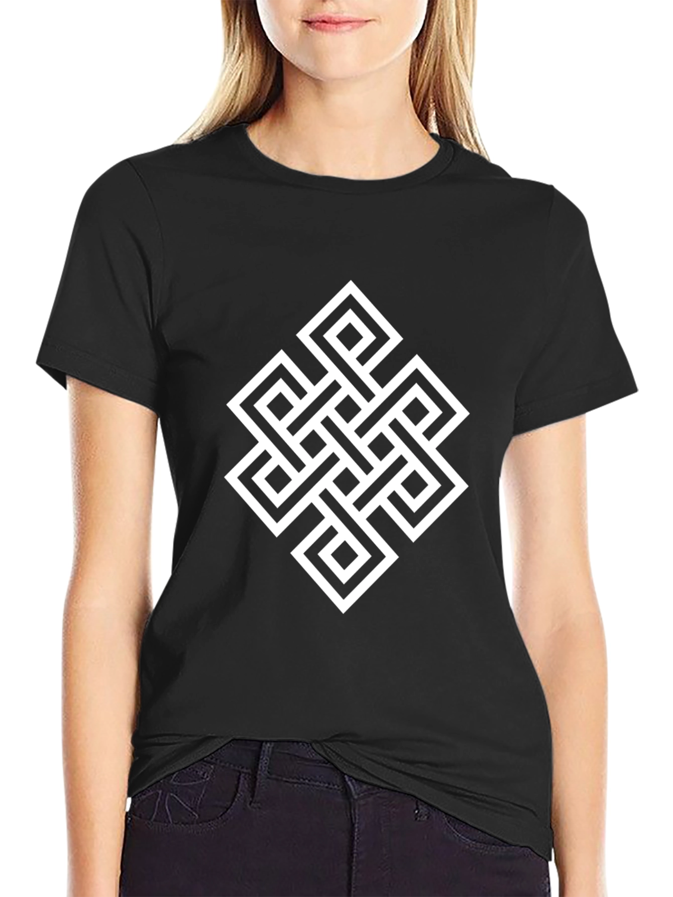 Endless Knot Graphic T-Shirt - Stylish & Unique Design