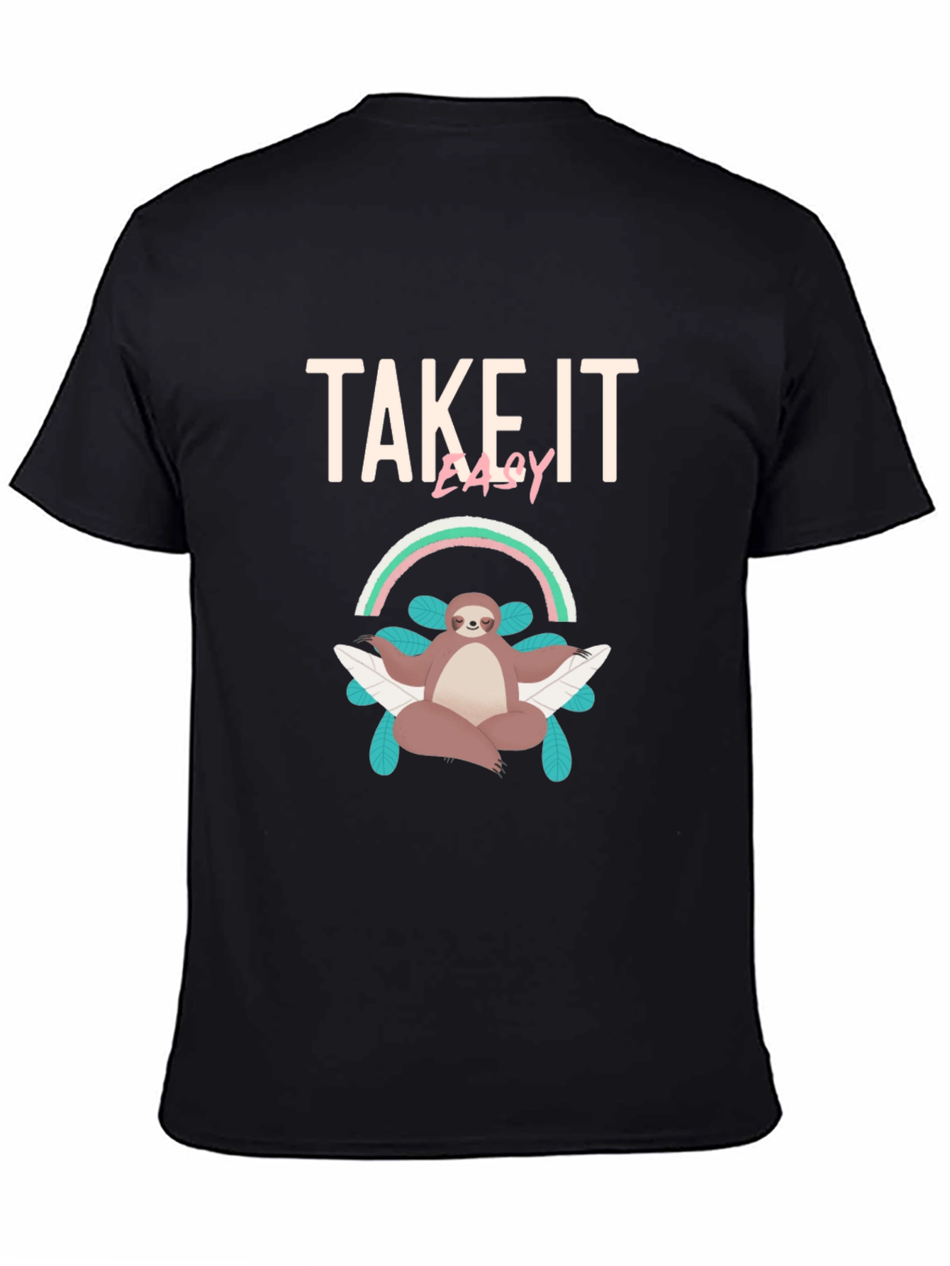 Take It Easy Sloth Meditation T-Shirt