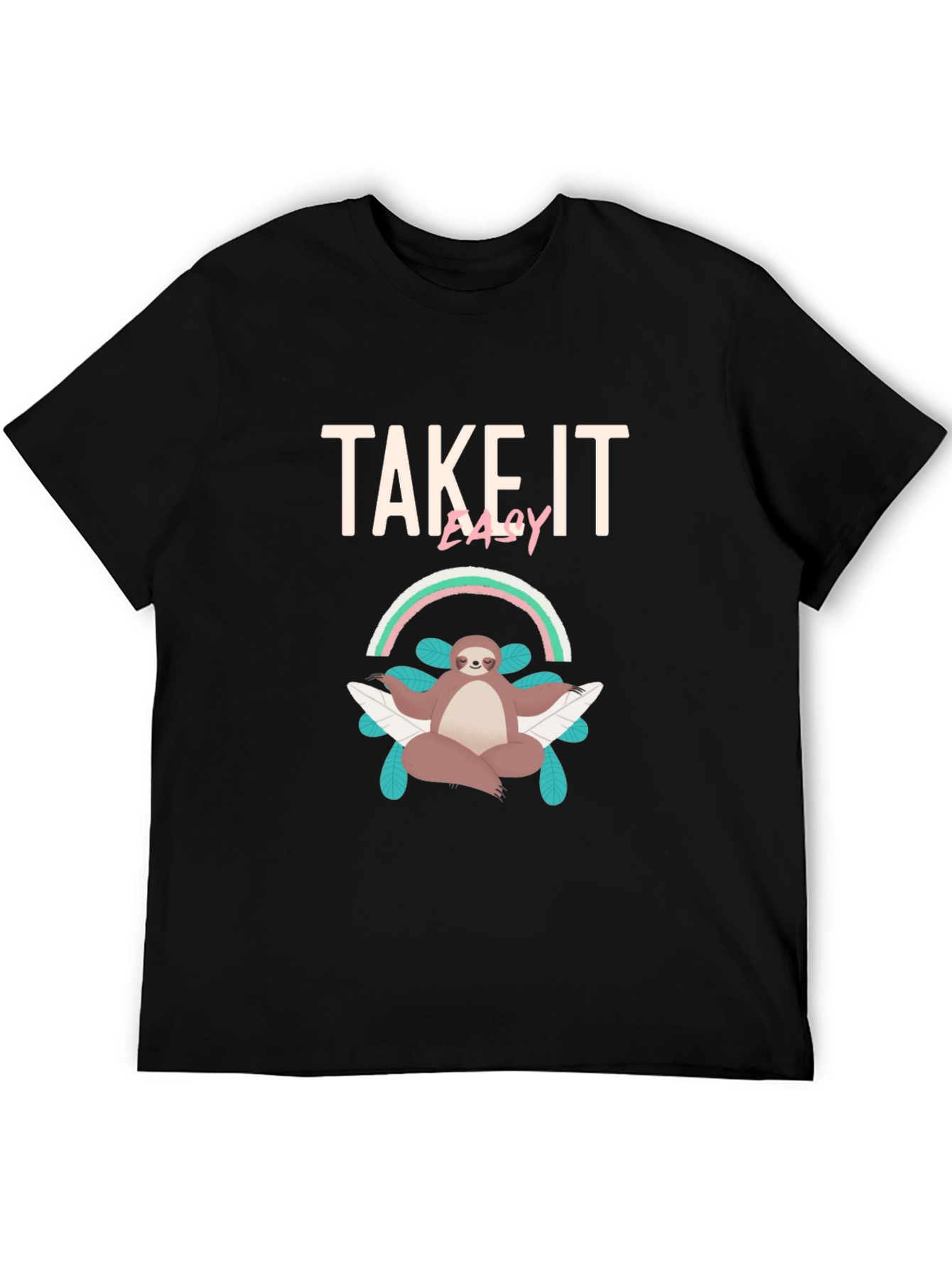 Take It Easy Sloth Meditation T-Shirt