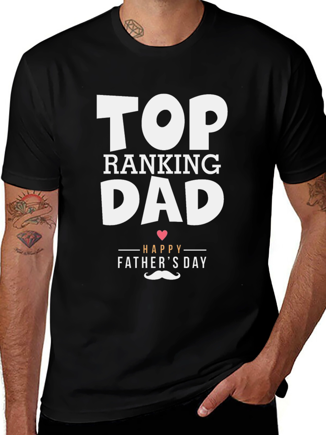 Top Ranking Dad T-Shirt - Happy Fathers Day Gift