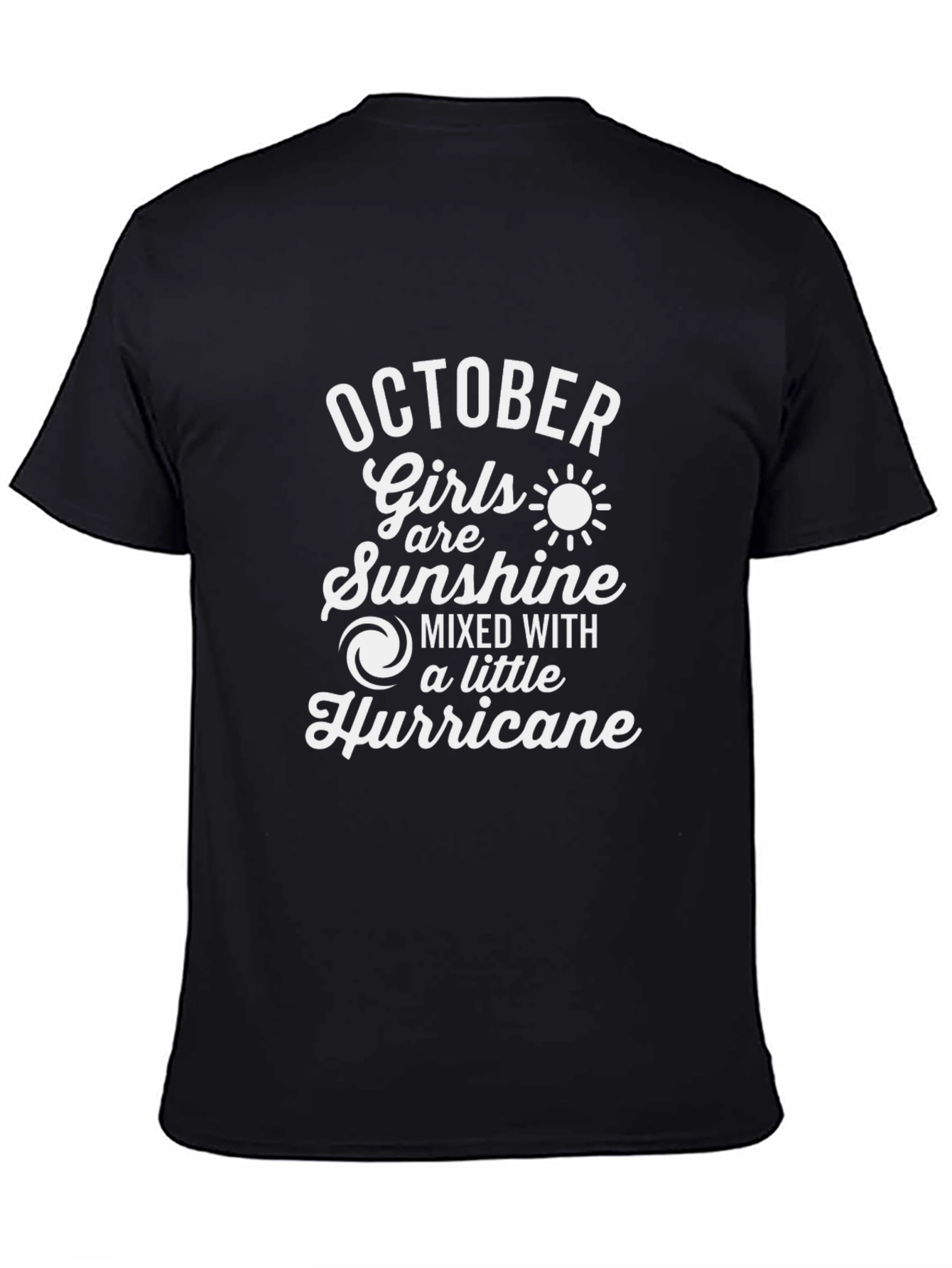 October Girls Sunshine & Hurricane Black T-Shirt