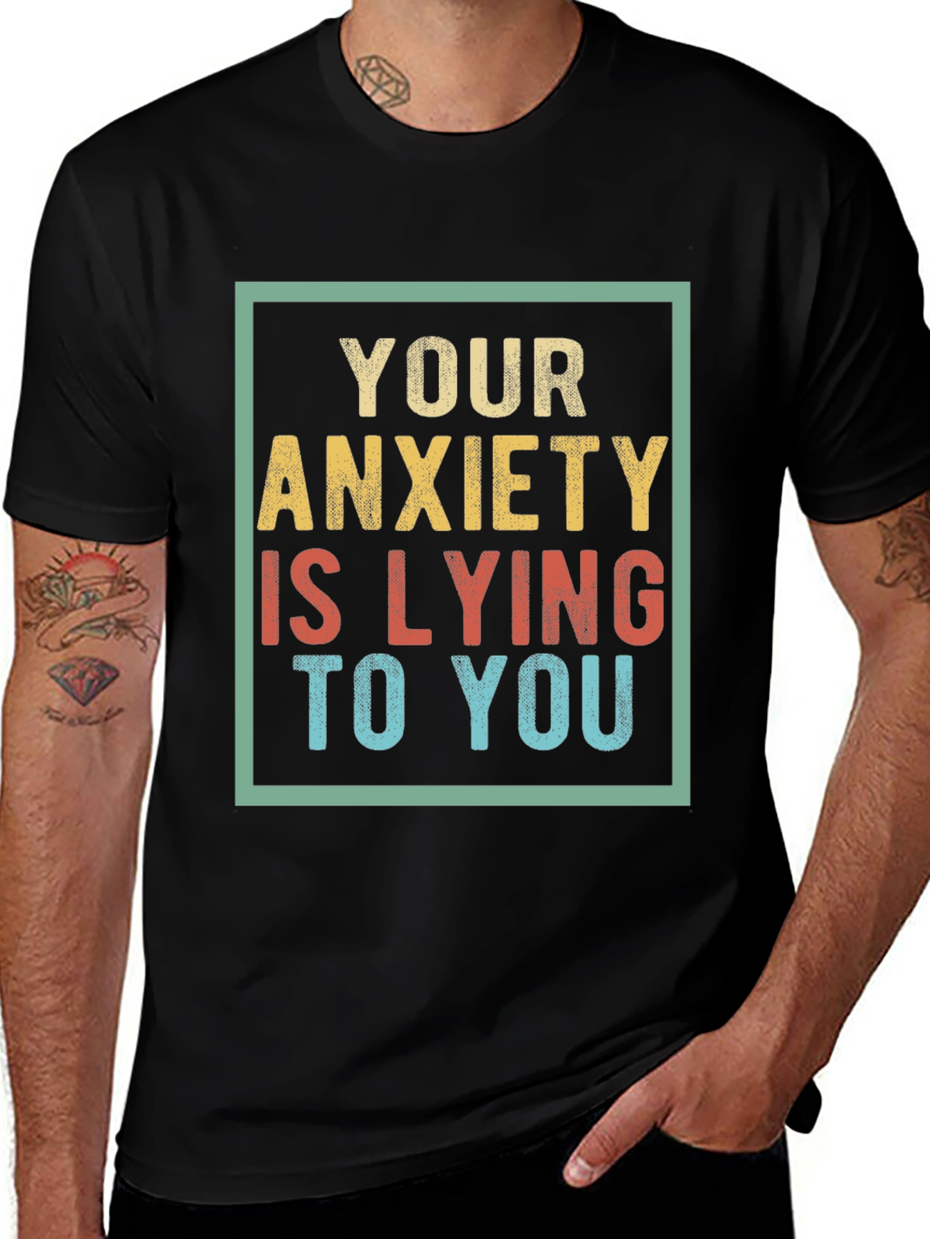 Anxiety Truth Mens Graphic Tee