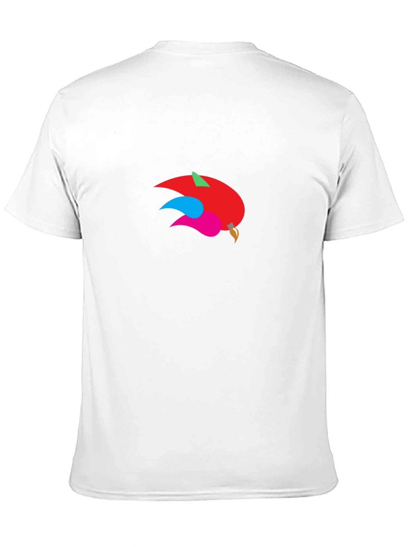 Abstract Art Print Black T-Shirt