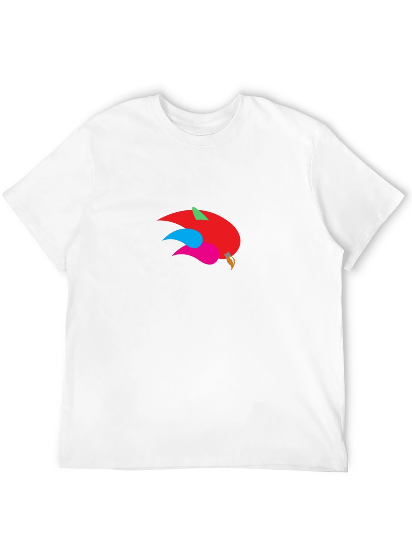 Abstract Art Print Black T-Shirt