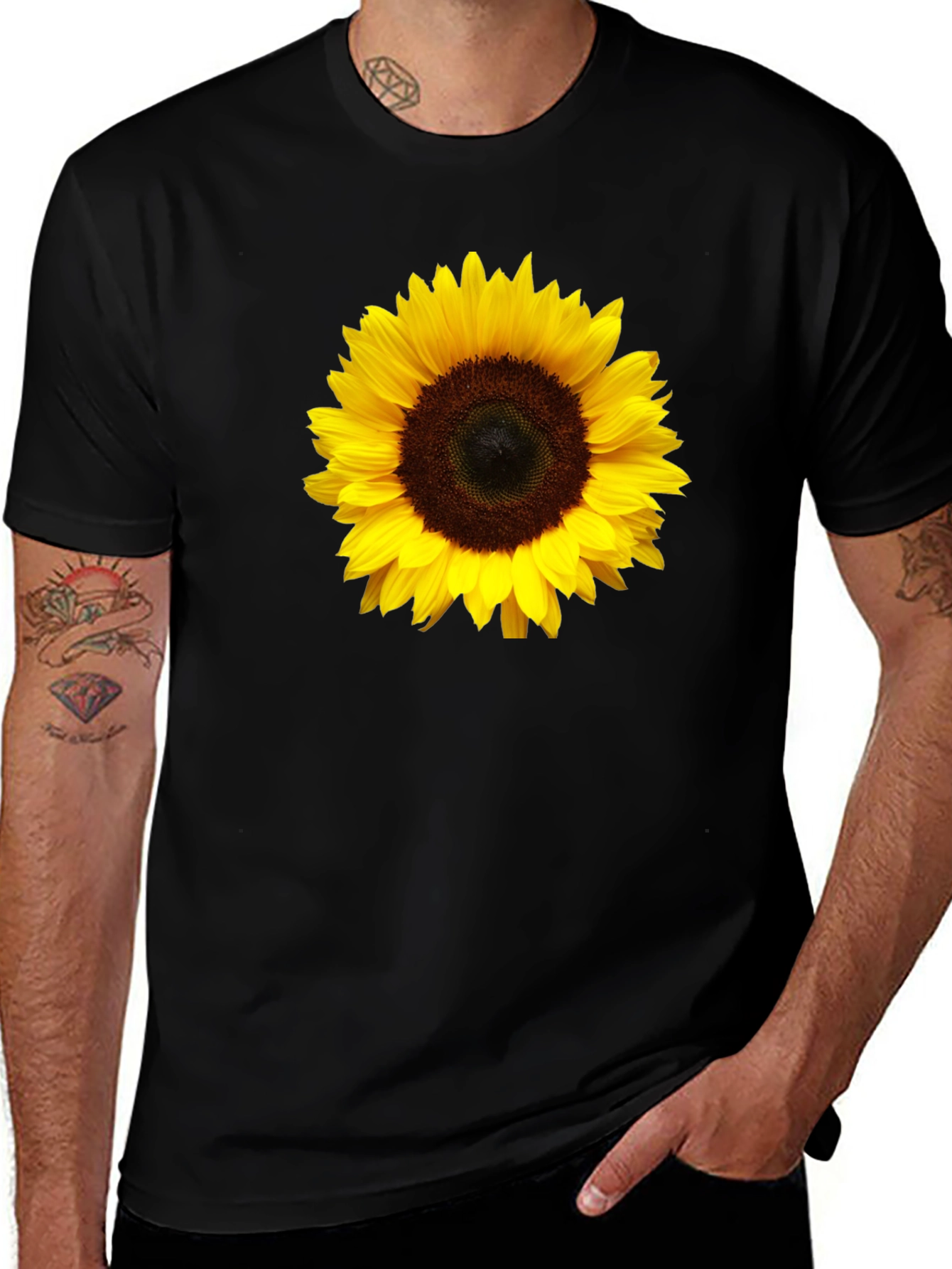 Sunflower Graphic Print T-Shirt