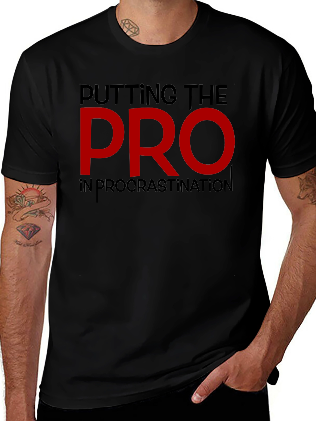 Procrastination Pro T-Shirt - Funny Graphic Tee