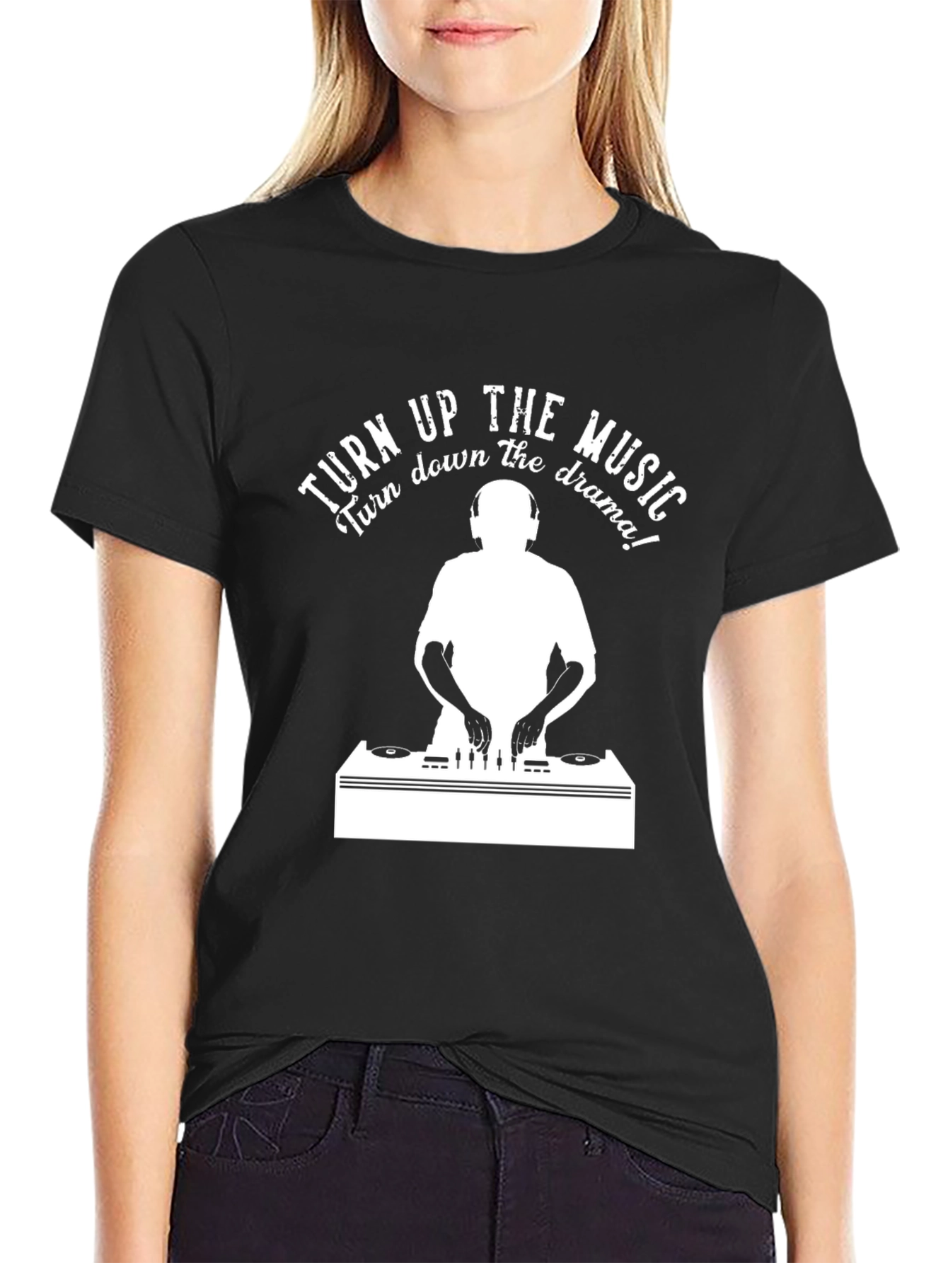 Turn Up the Music Graphic Tee