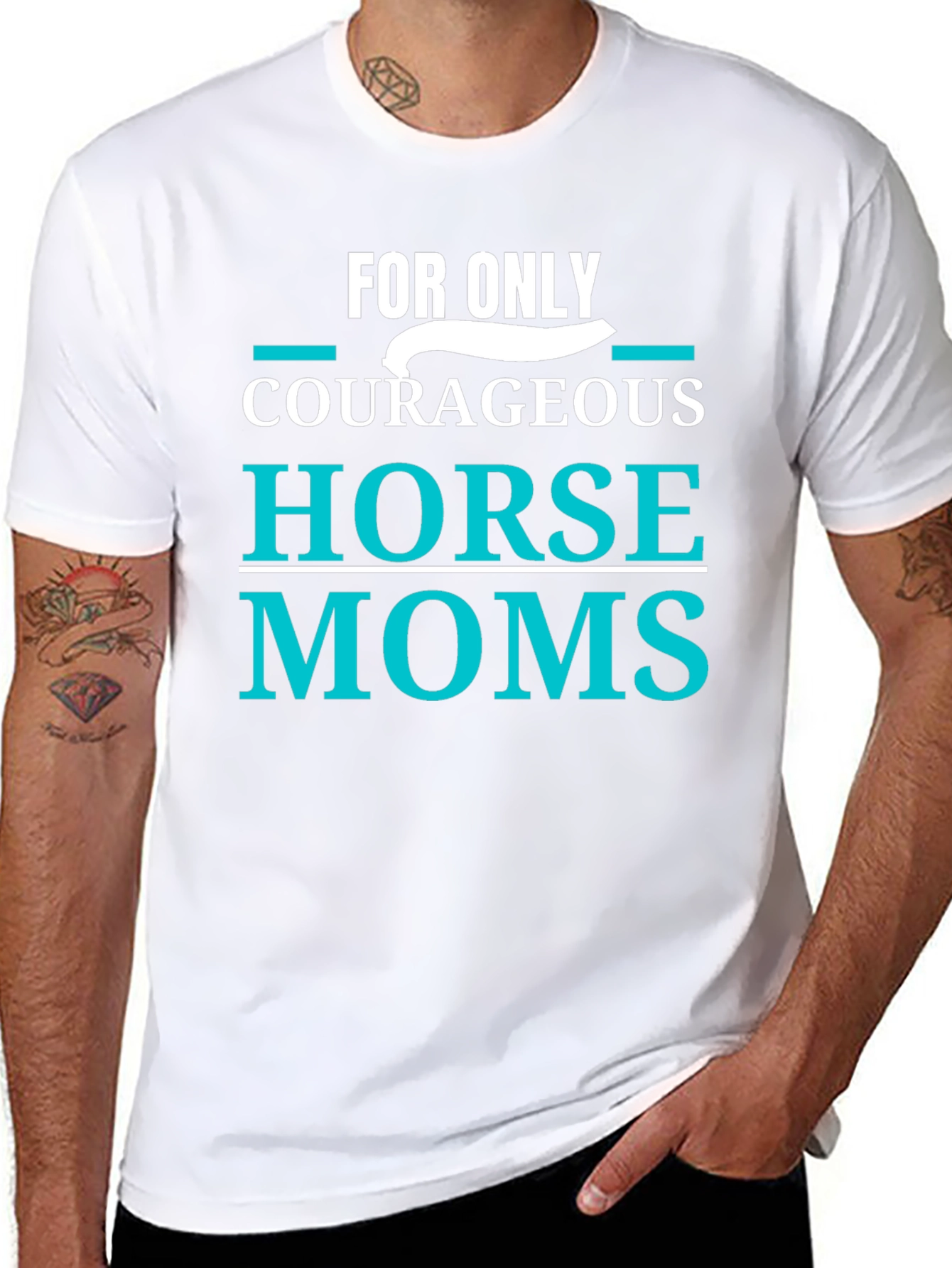 Courageous Horse Moms T-Shirt