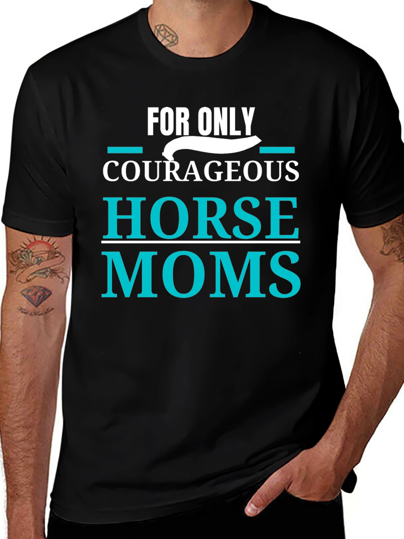 Courageous Horse Moms T-Shirt
