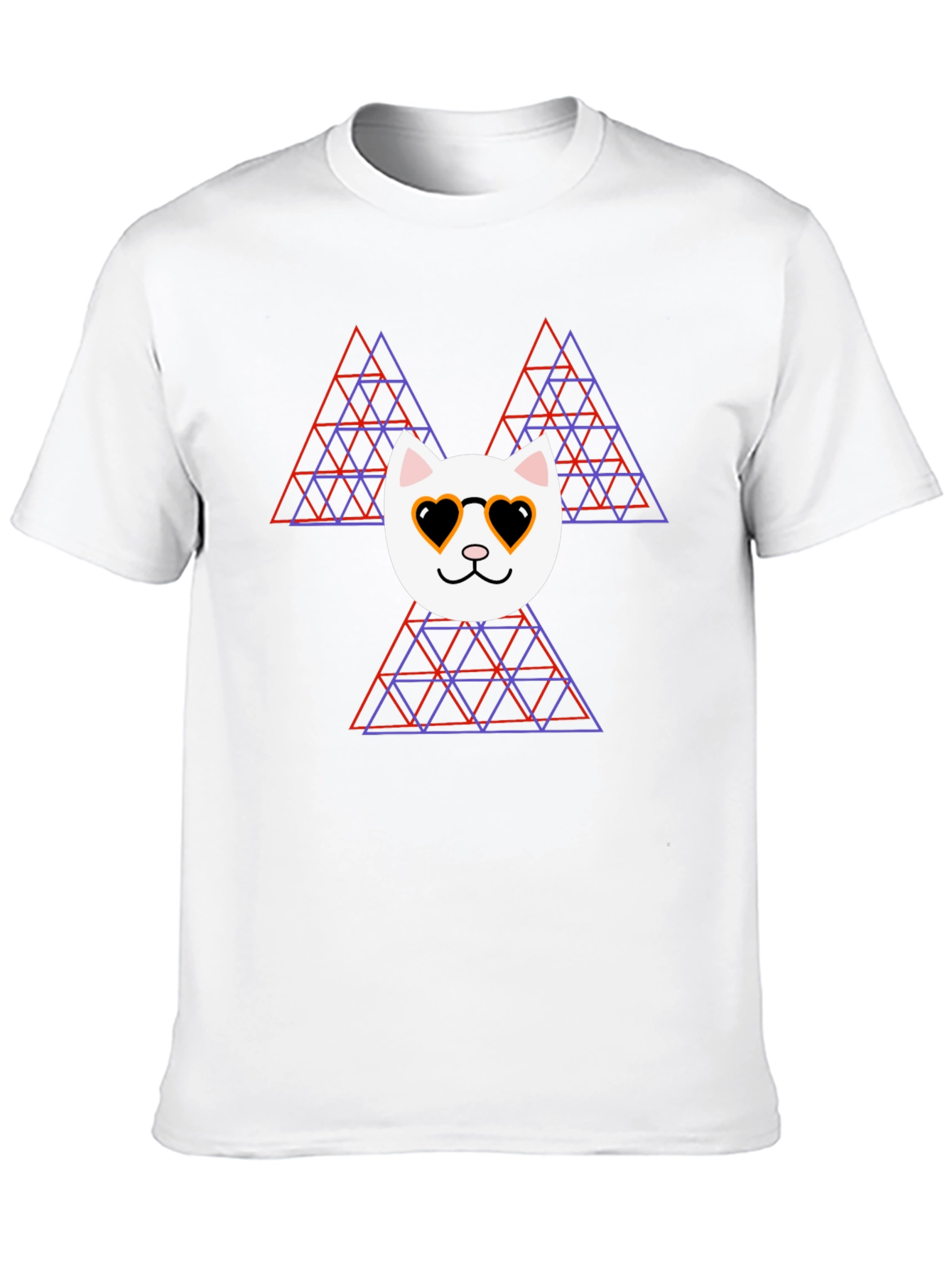 Cool Cat Triangle T-Shirt