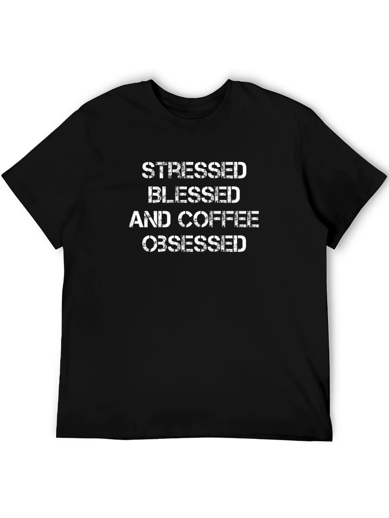 Stressed Blessed Coffee Obsessed T-Shirt