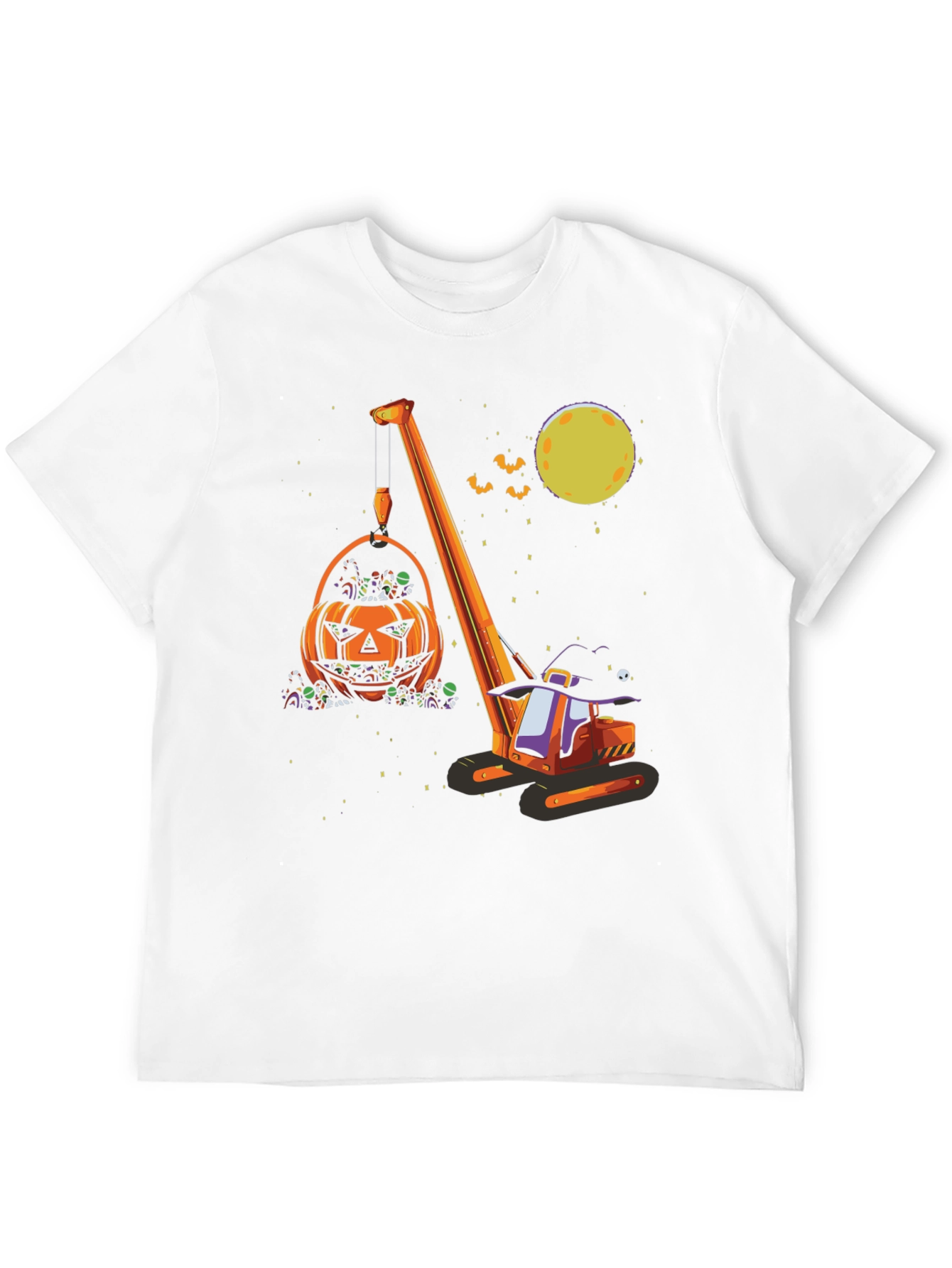 Halloween Crane Pumpkin T-Shirt
