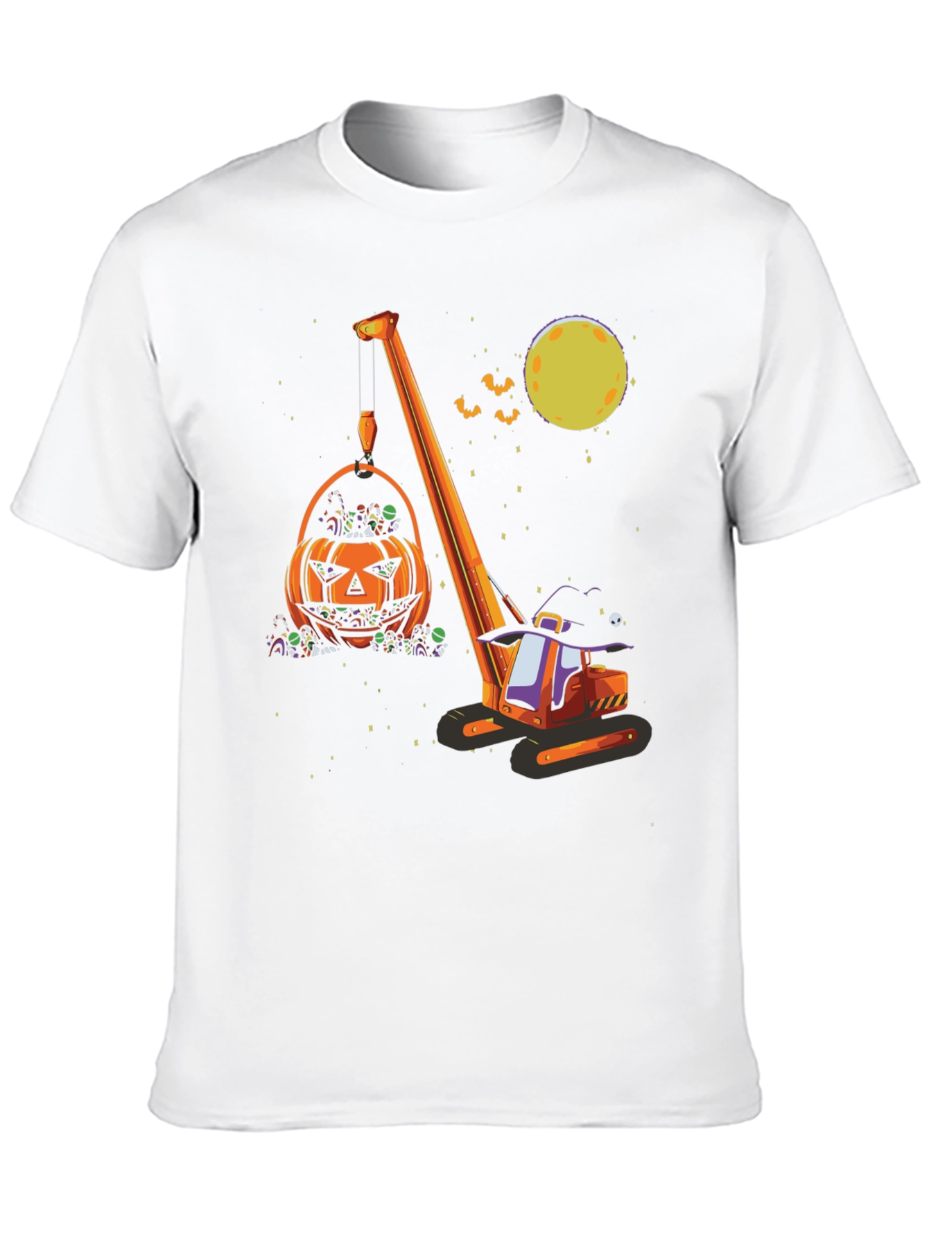 Halloween Crane Pumpkin T-Shirt
