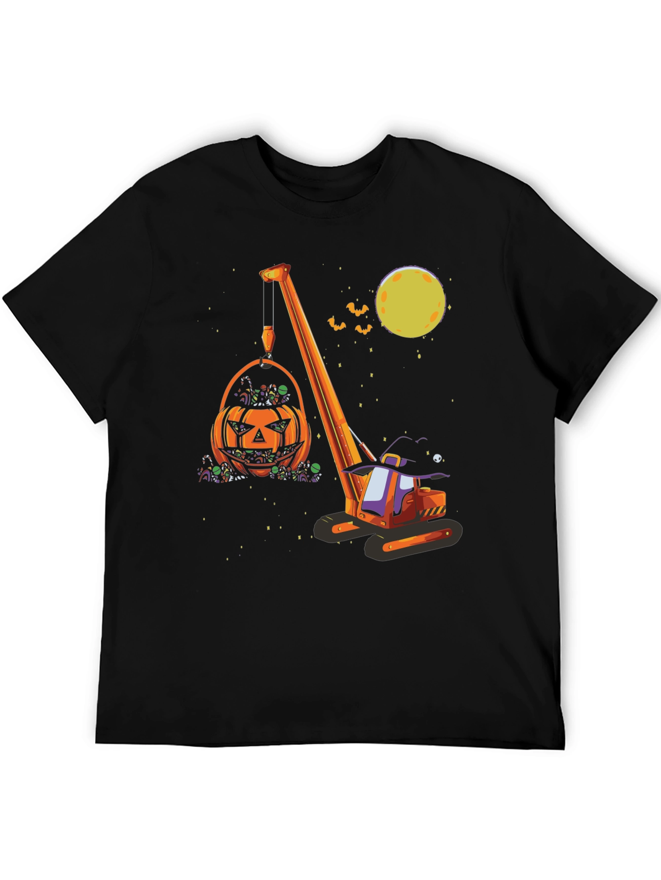 Halloween Crane Pumpkin T-Shirt