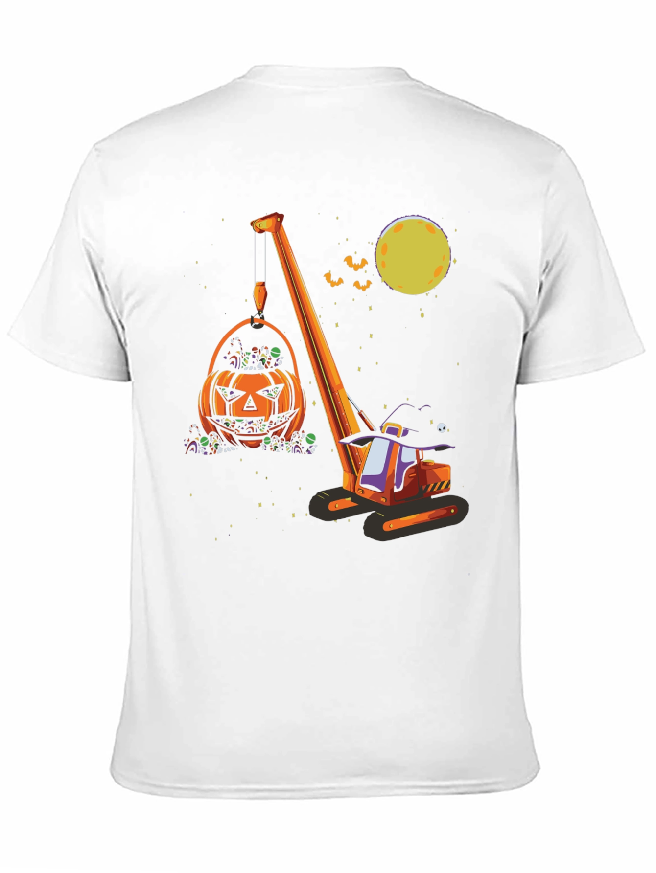 Halloween Crane Pumpkin T-Shirt