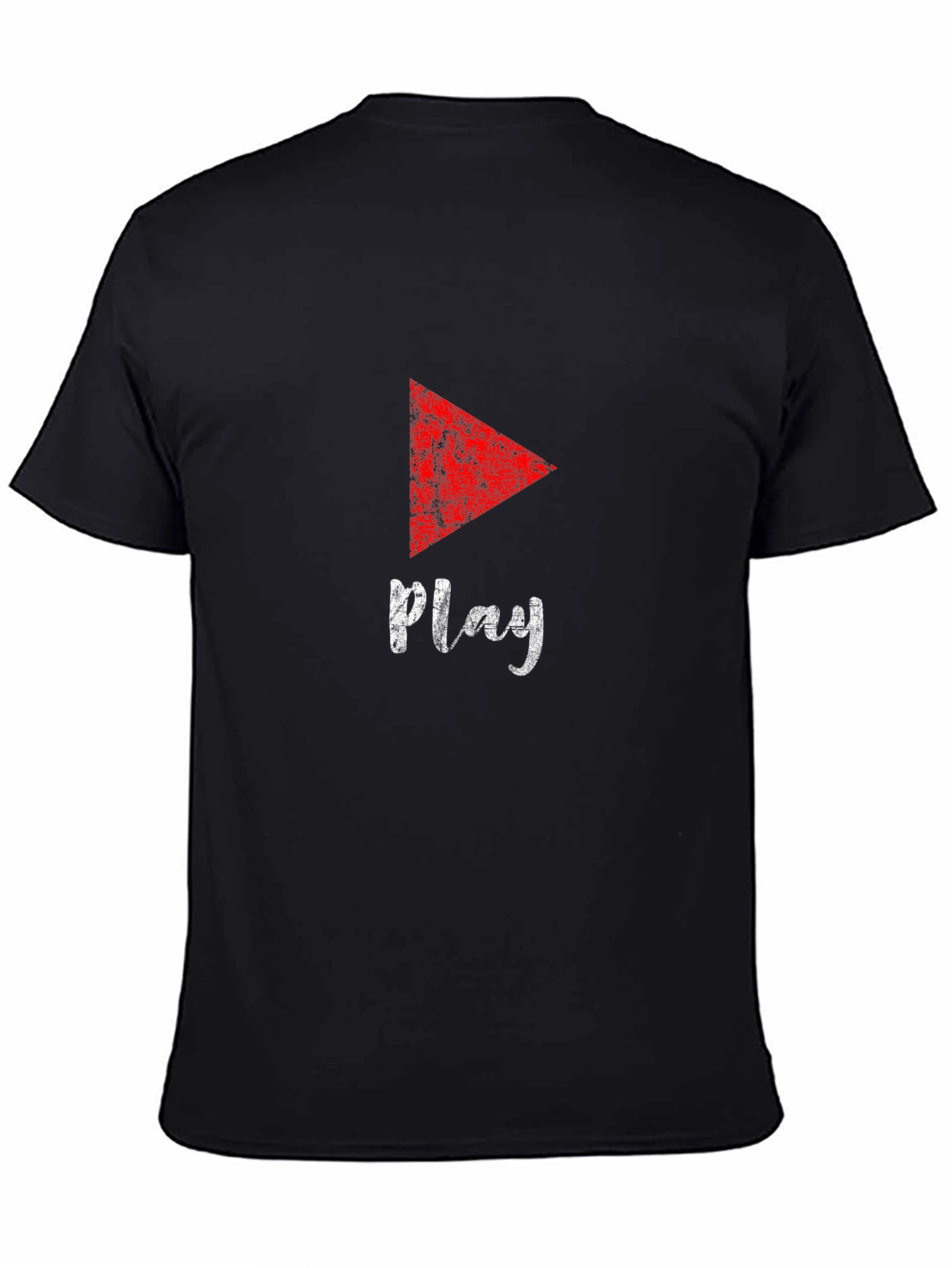 Retro Play T-Shirt - Black Cotton Tee