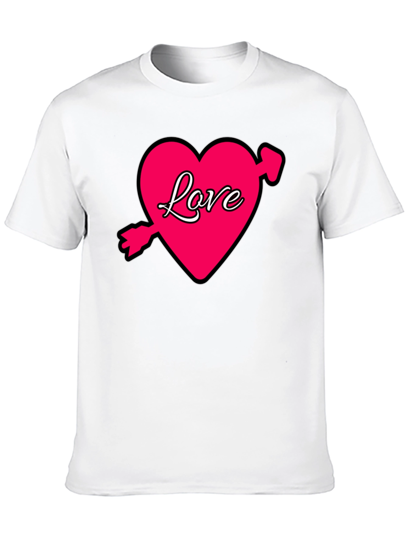 Love Heart Arrow Tee - Valentines Day Gift