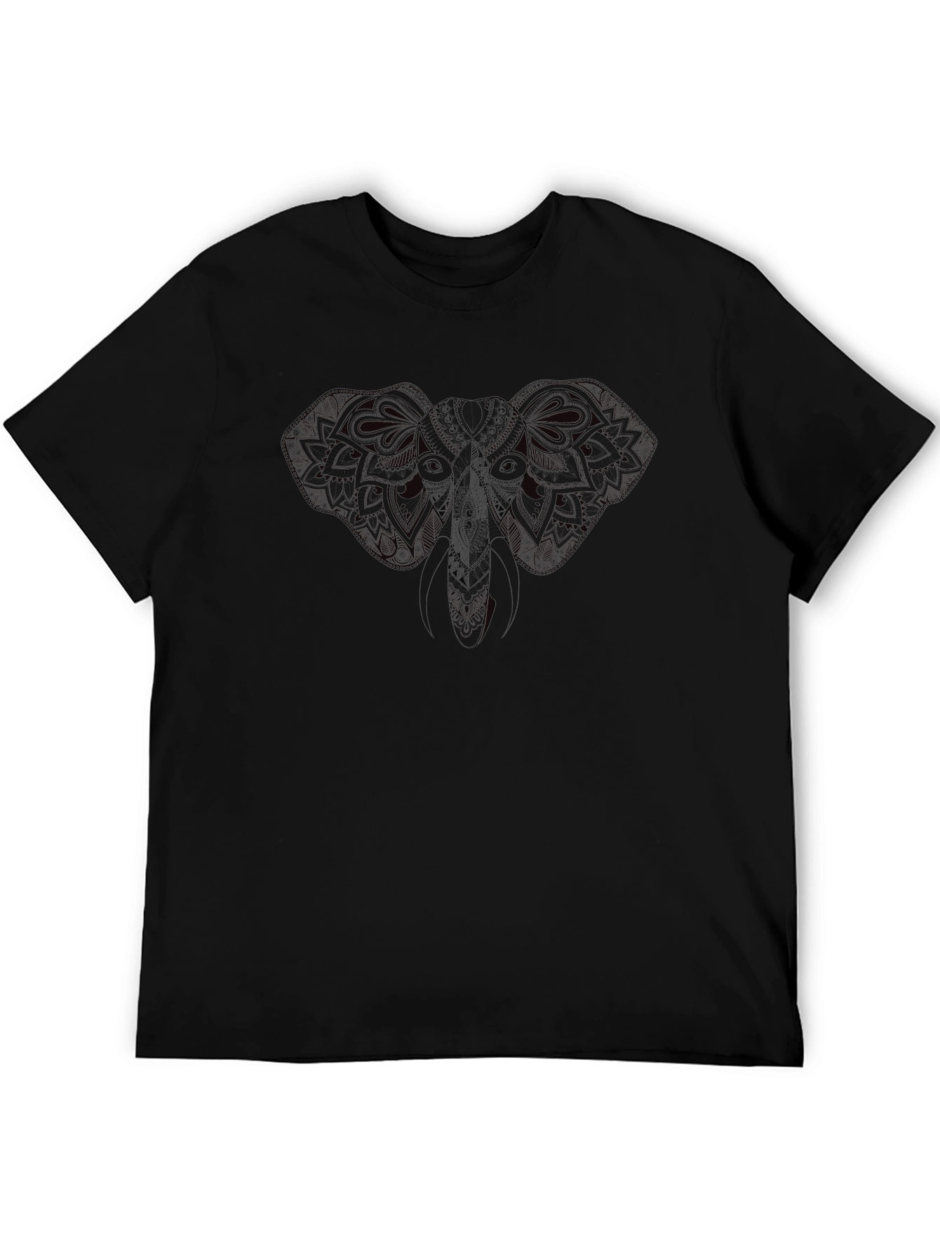 Elephant Mandala Graphic T-Shirt