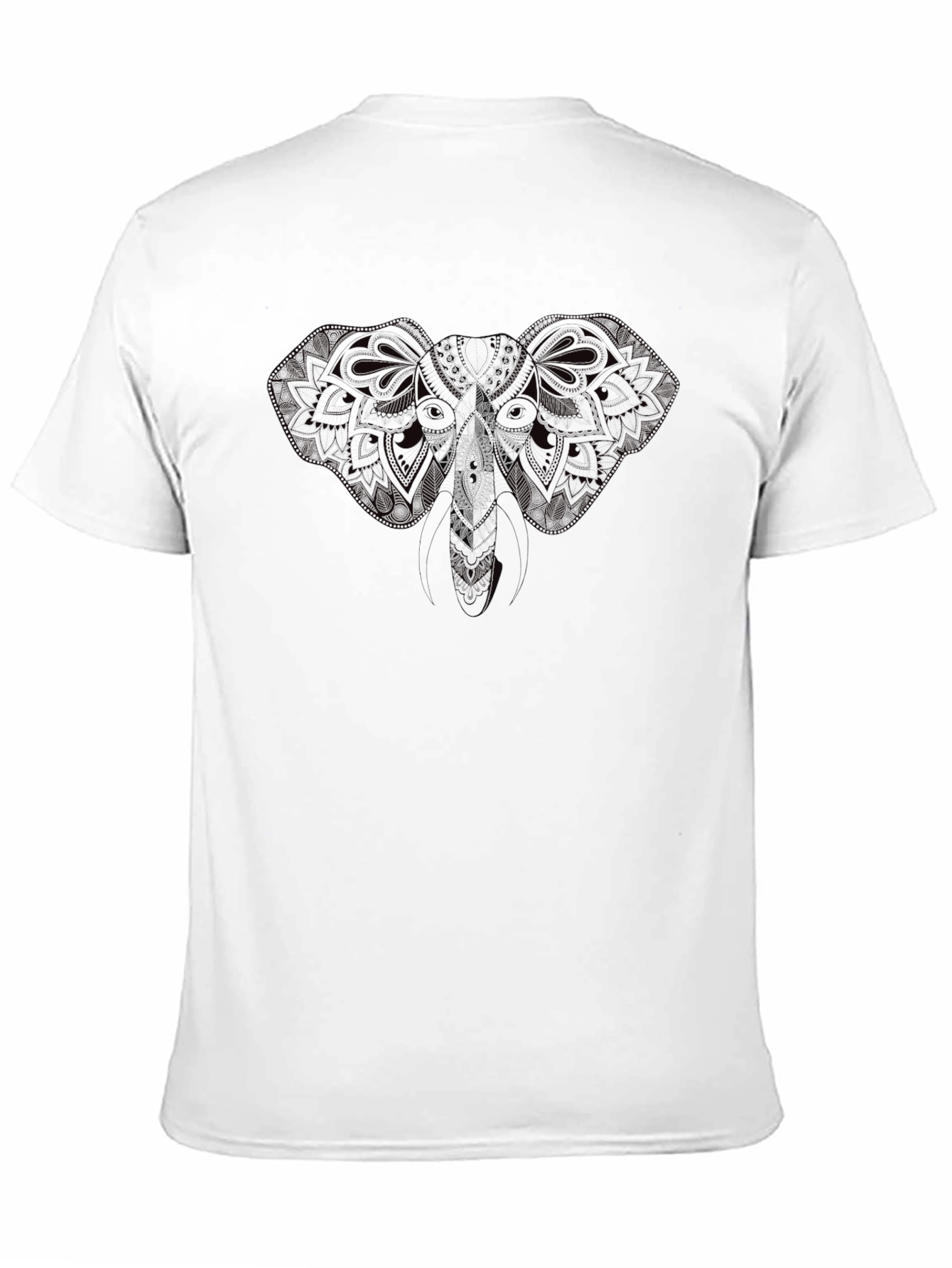 Elephant Mandala Graphic T-Shirt