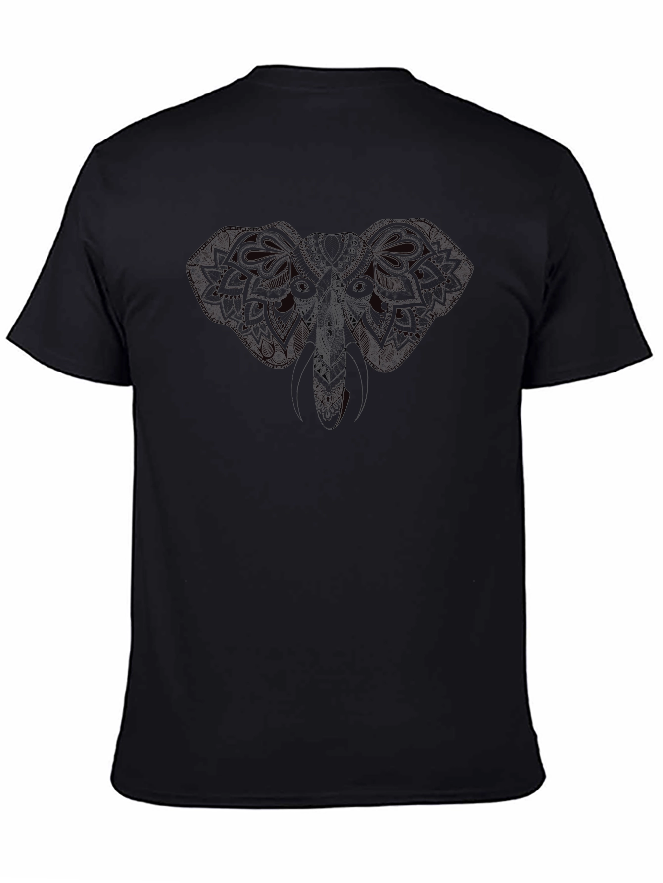 Elephant Mandala Graphic T-Shirt