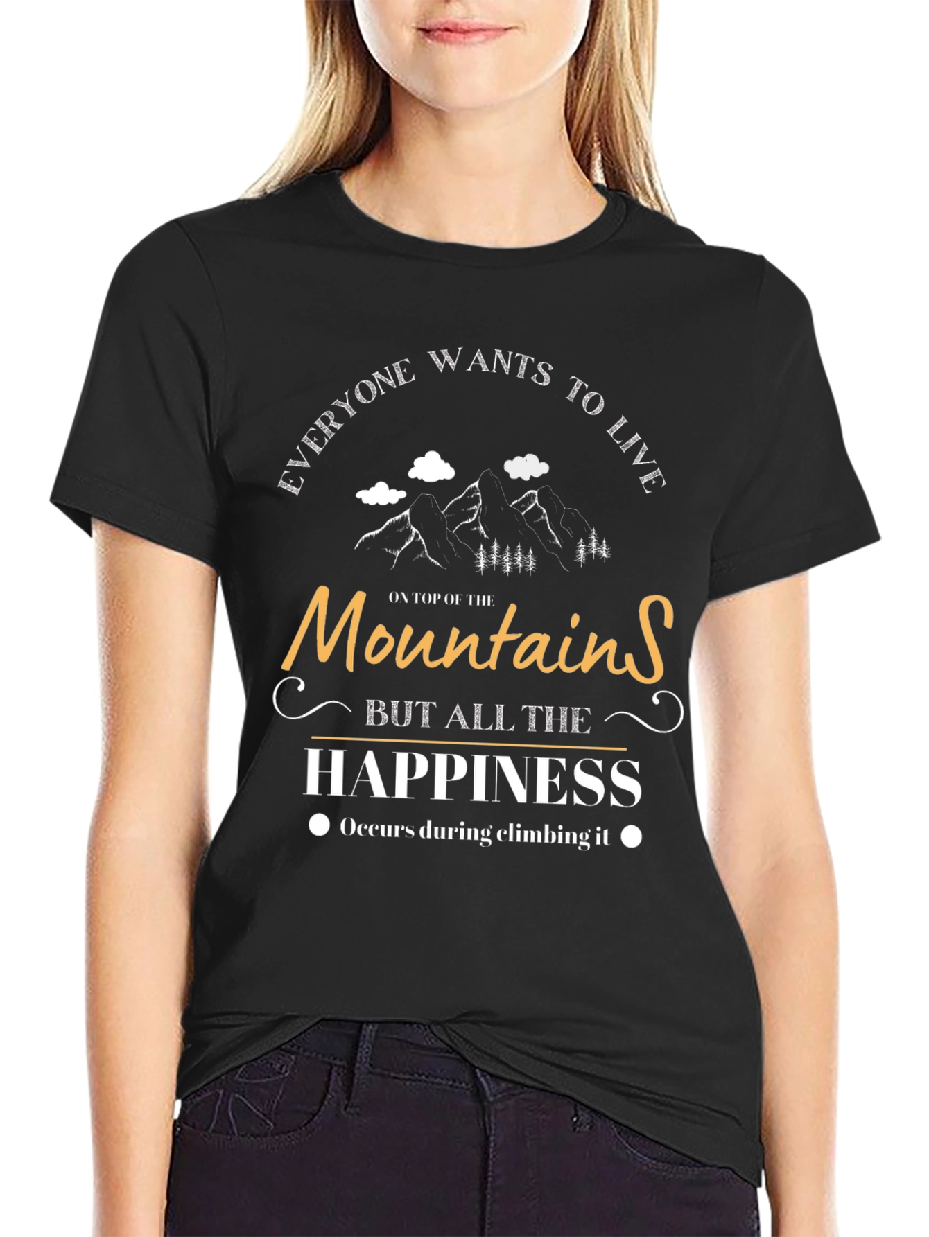 Motivational Mountains Graphic Tee