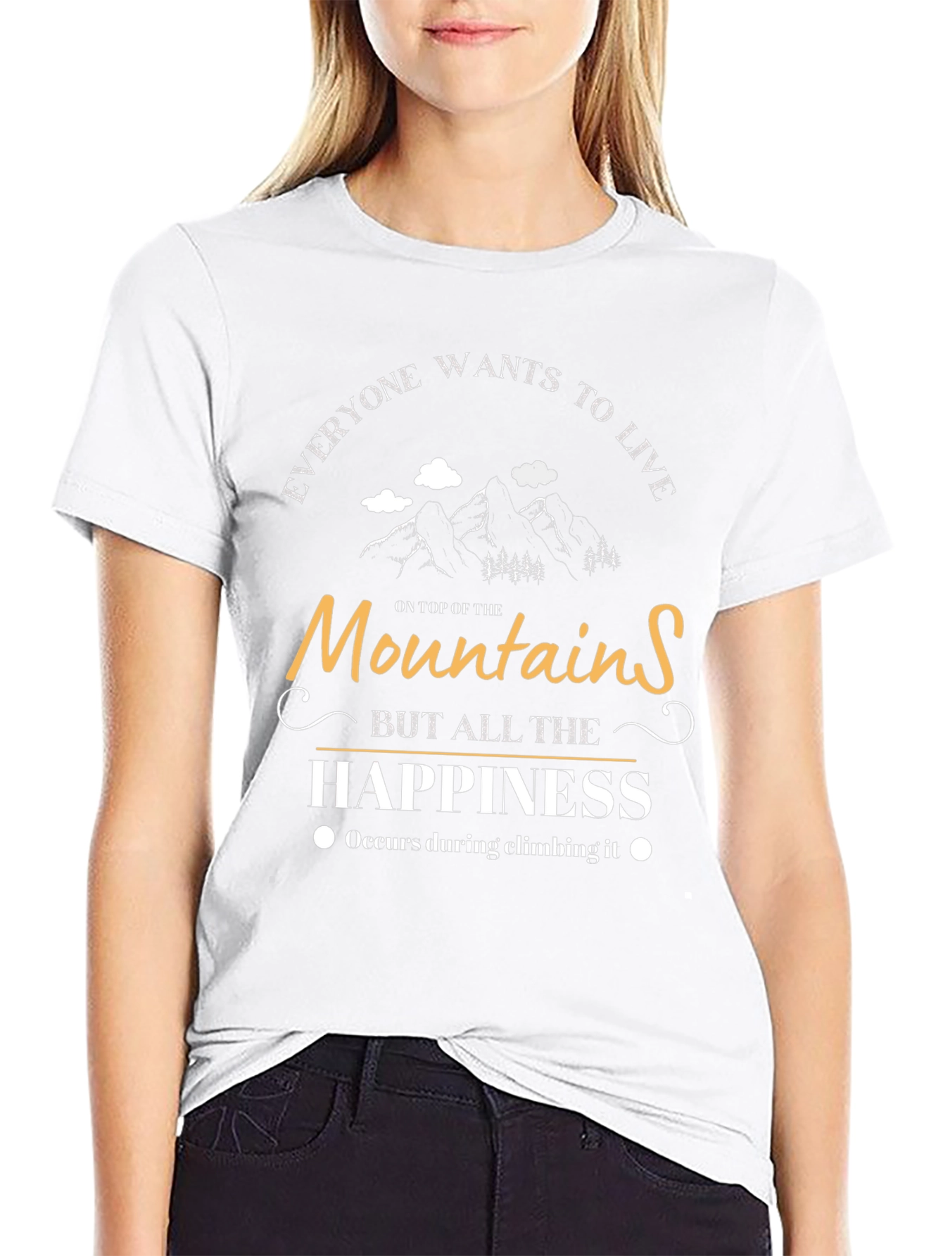 Motivational Mountains Graphic Tee