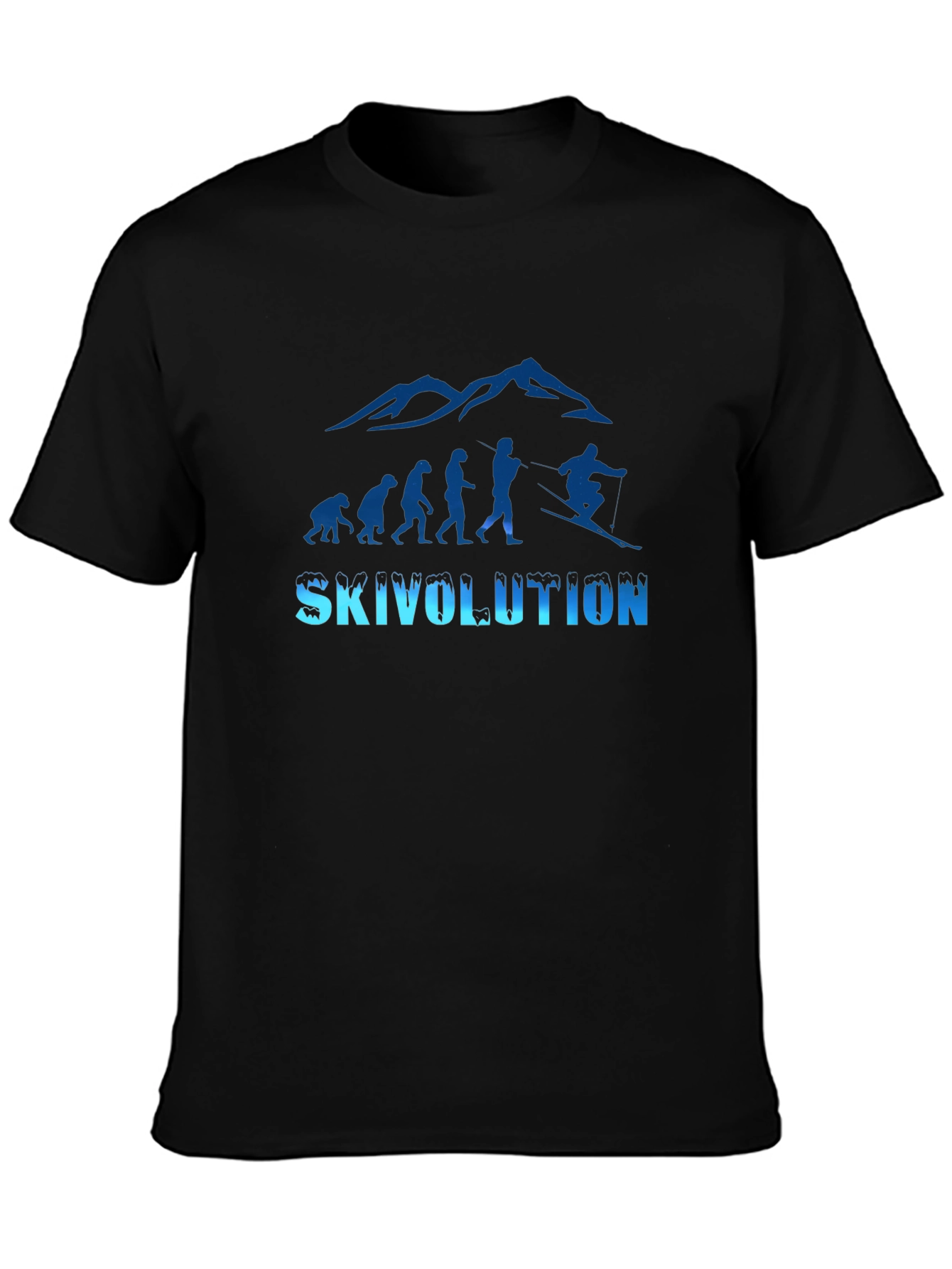 Skivolution T-Shirt - Ski Evolution Design