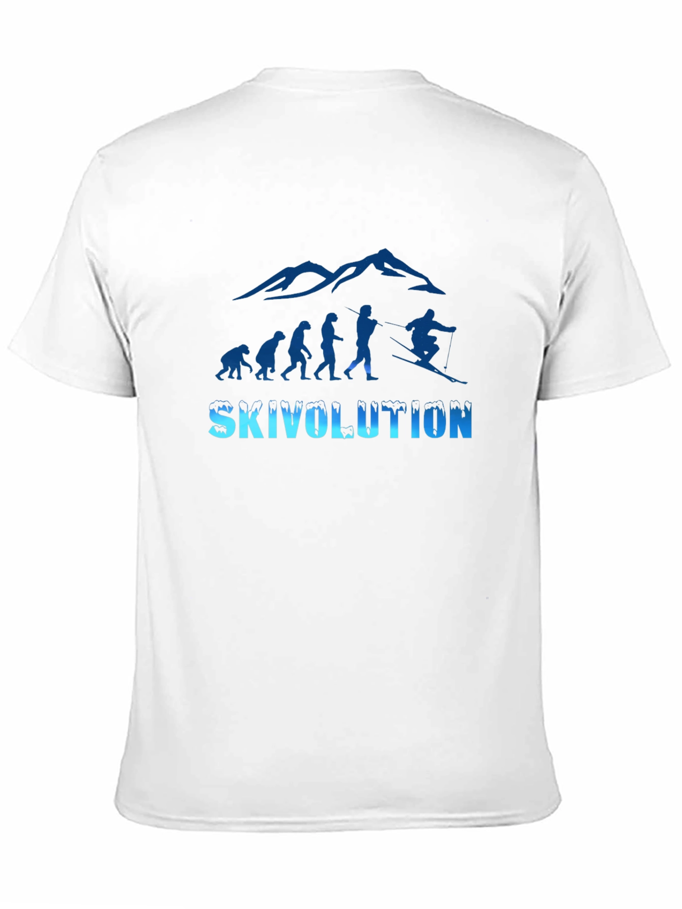 Skivolution T-Shirt - Ski Evolution Design