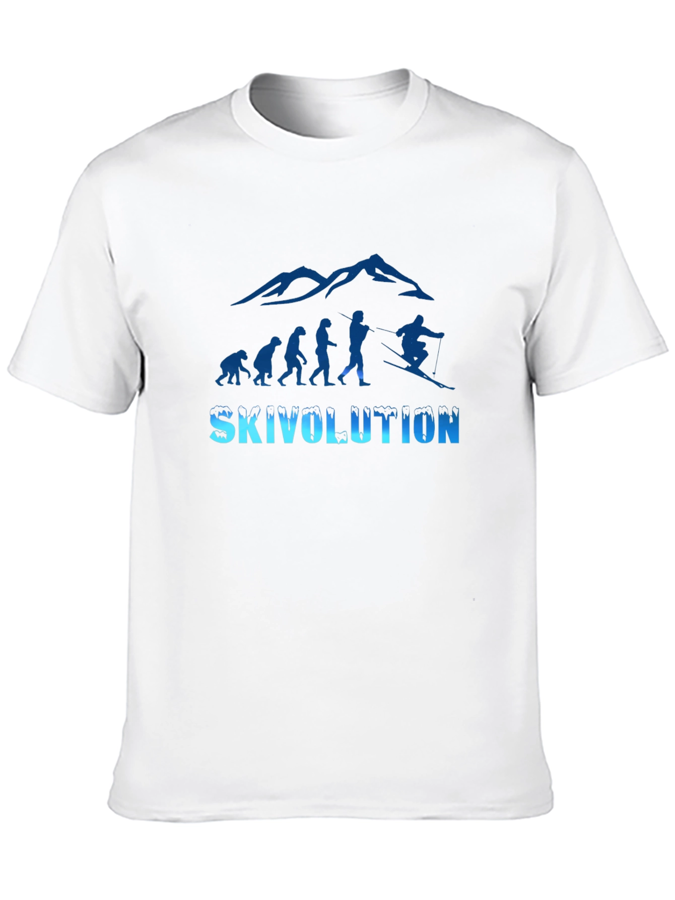 Skivolution T-Shirt - Ski Evolution Design
