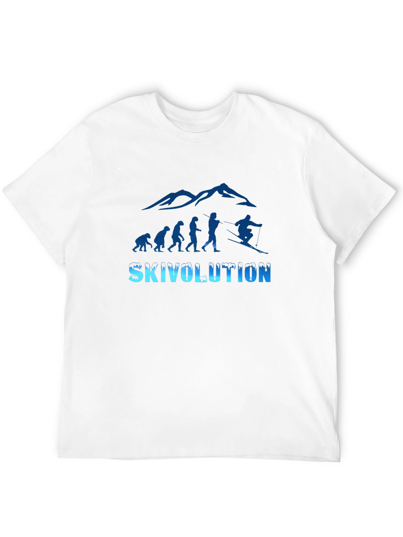 Skivolution T-Shirt - Ski Evolution Design