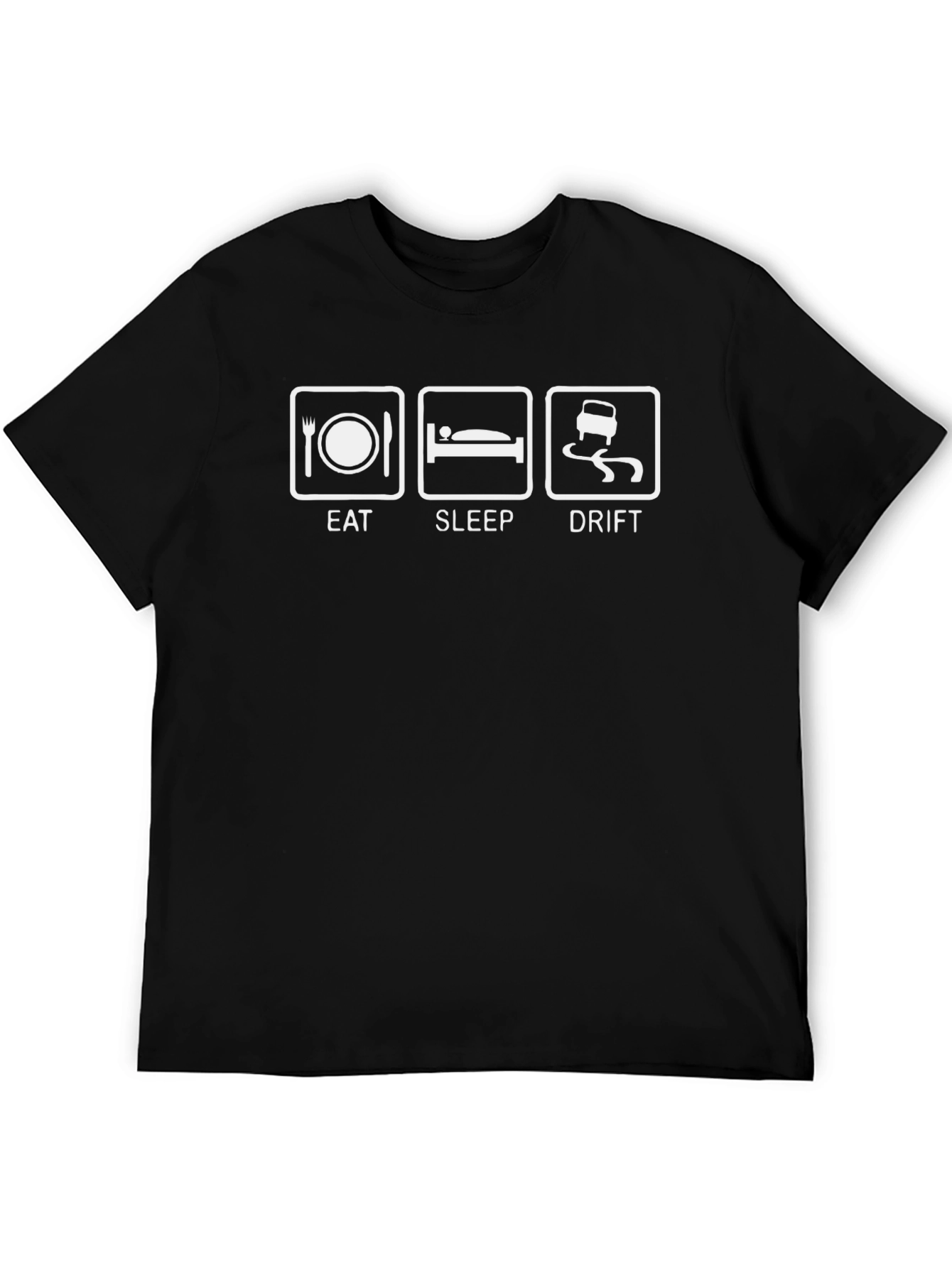 Eat Sleep Drift T-Shirt Funny Car Racing Tee