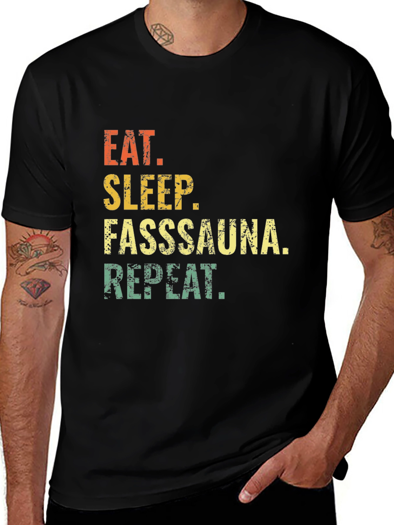 Eat Sleep Fasssauna Repeat T-Shirt