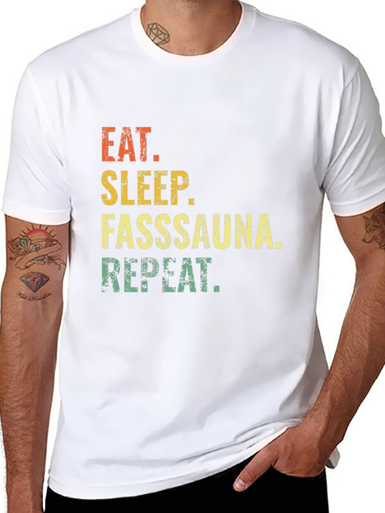 Eat Sleep Fasssauna Repeat T-Shirt