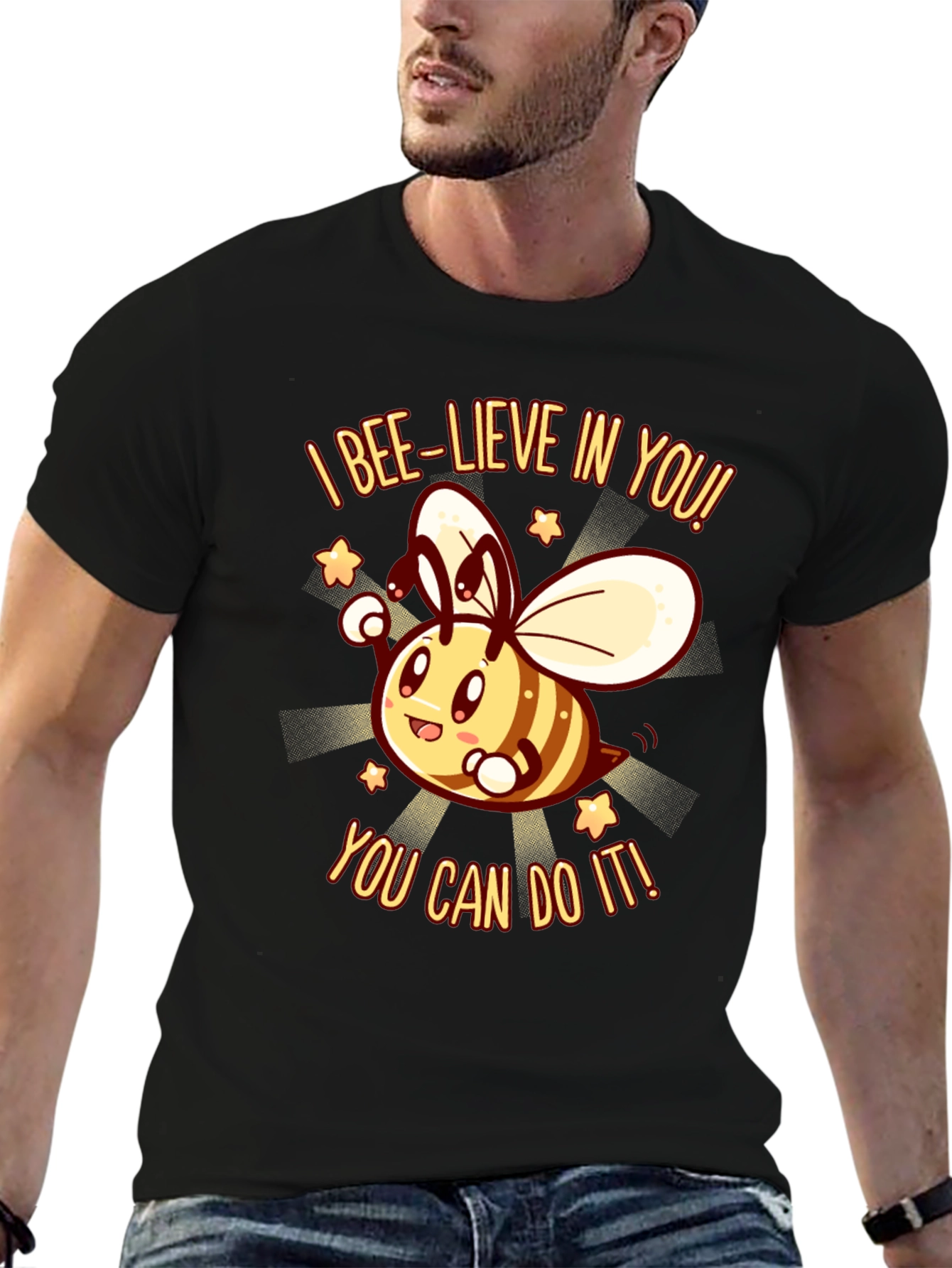 Bee-lieve In You! Graphic T-Shirt