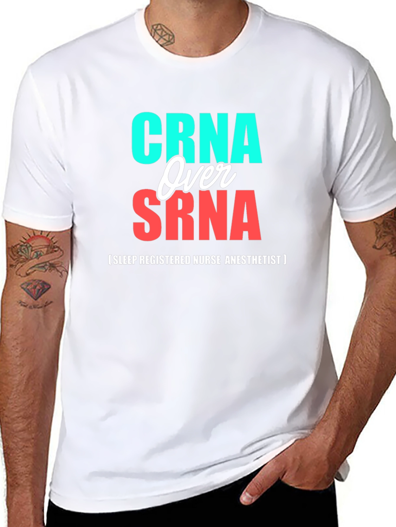 CRNA Over SRNA Nurse Anesthetist T-Shirt