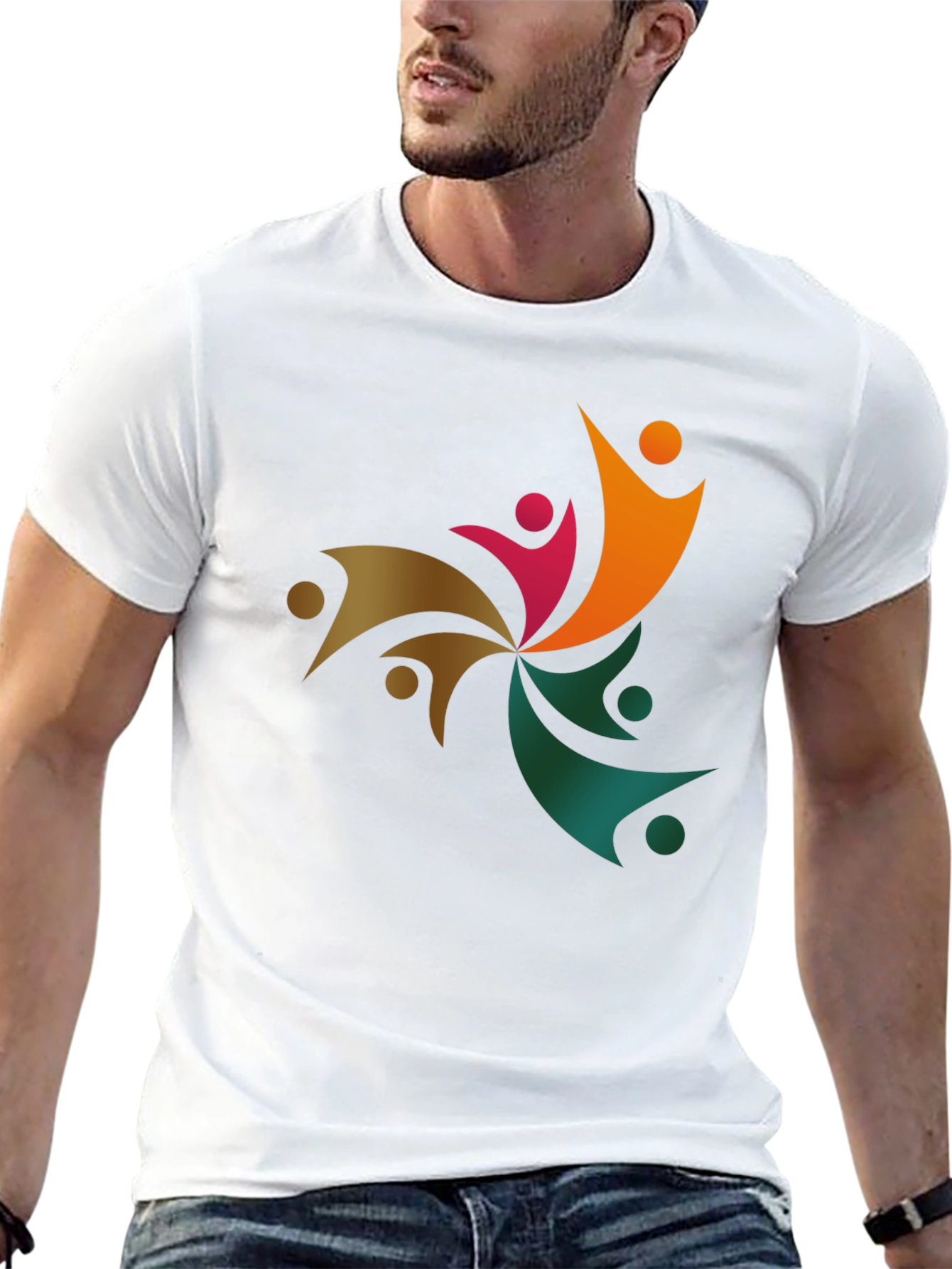 Community Unity Graphic T-Shirt - Soft Cotton Blend