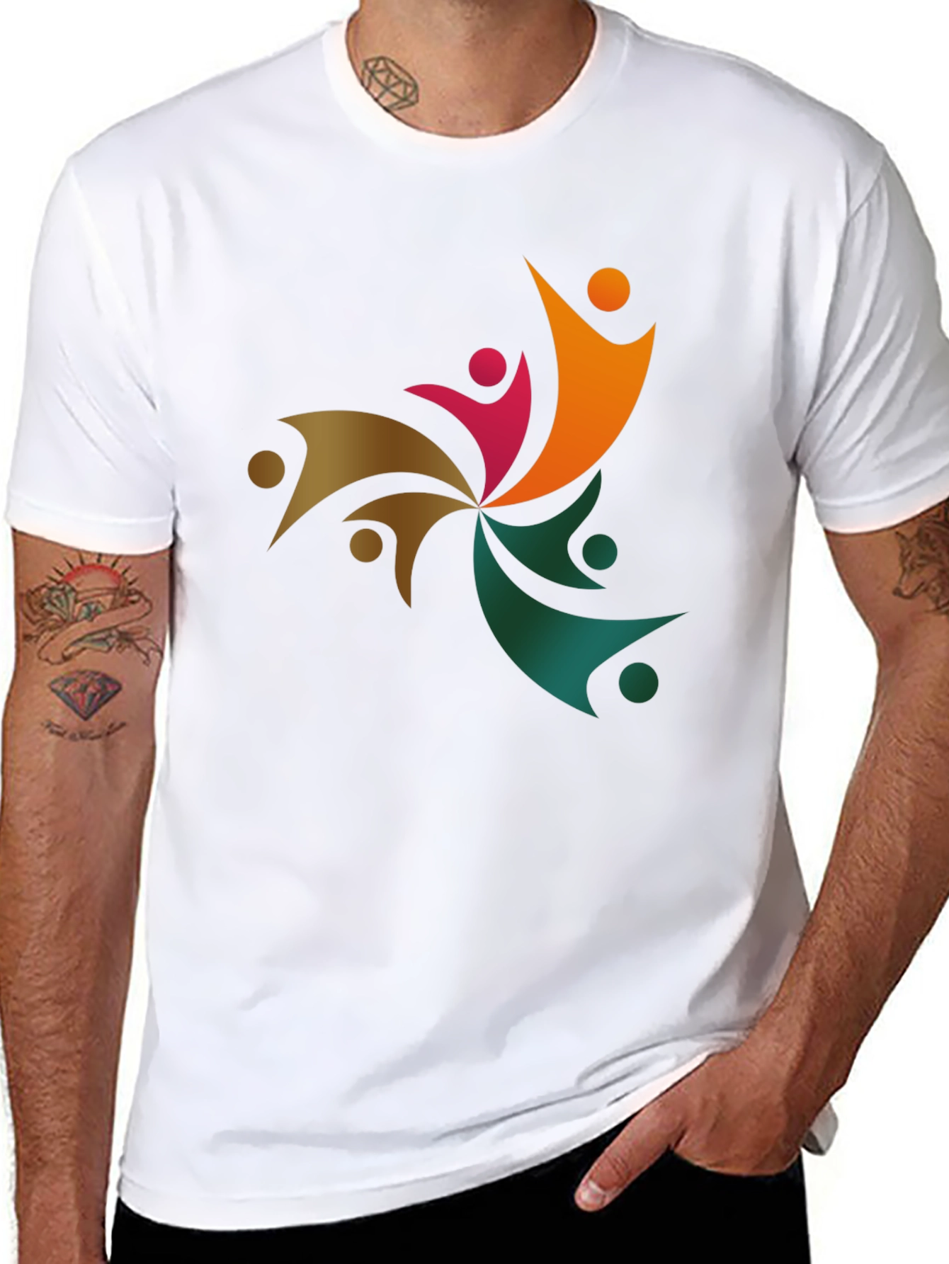Community Unity Graphic T-Shirt - Soft Cotton Blend