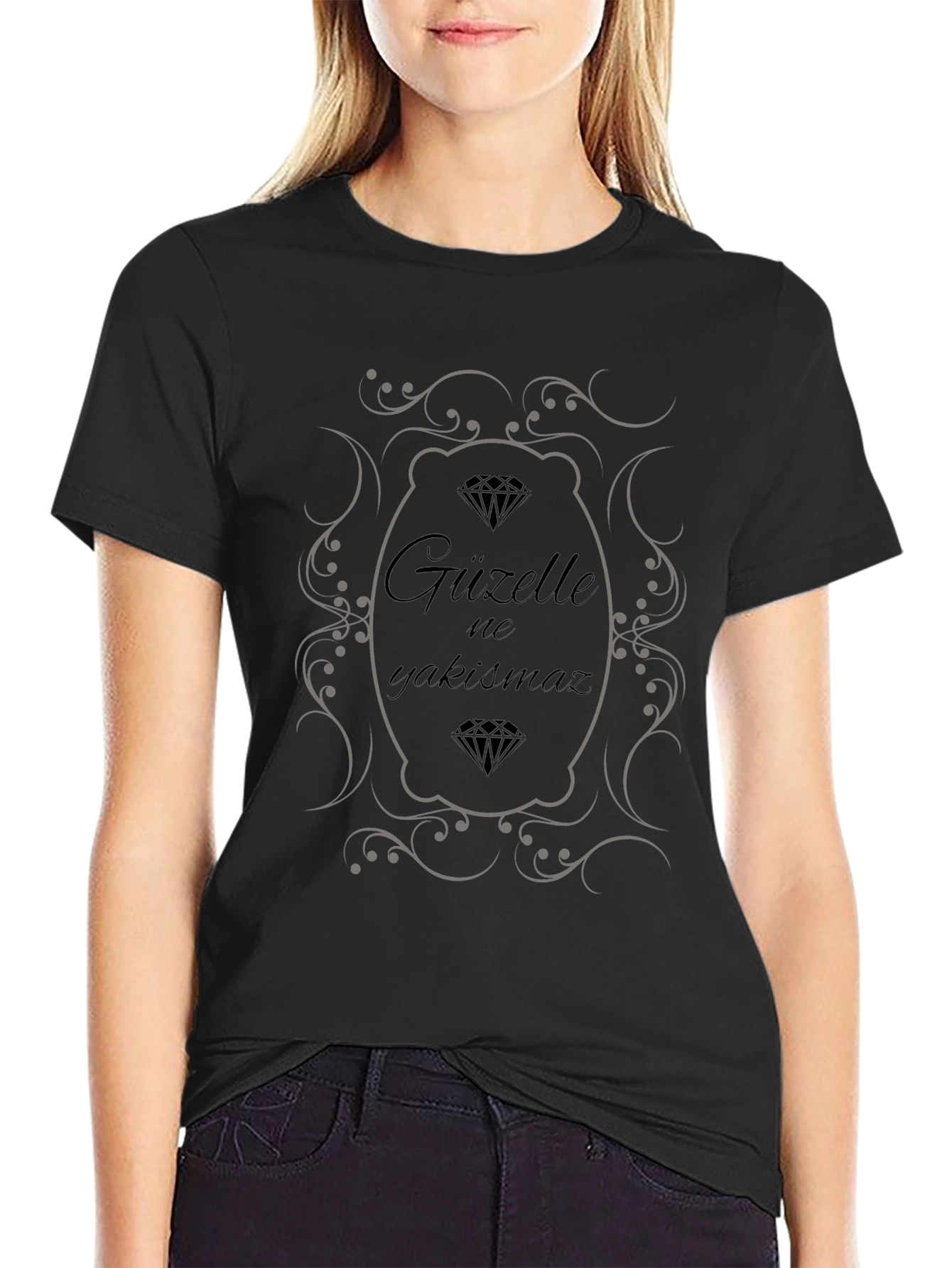 Elegant Turkish Tee: Güzelle Ne Yakışmaz T-Shirt