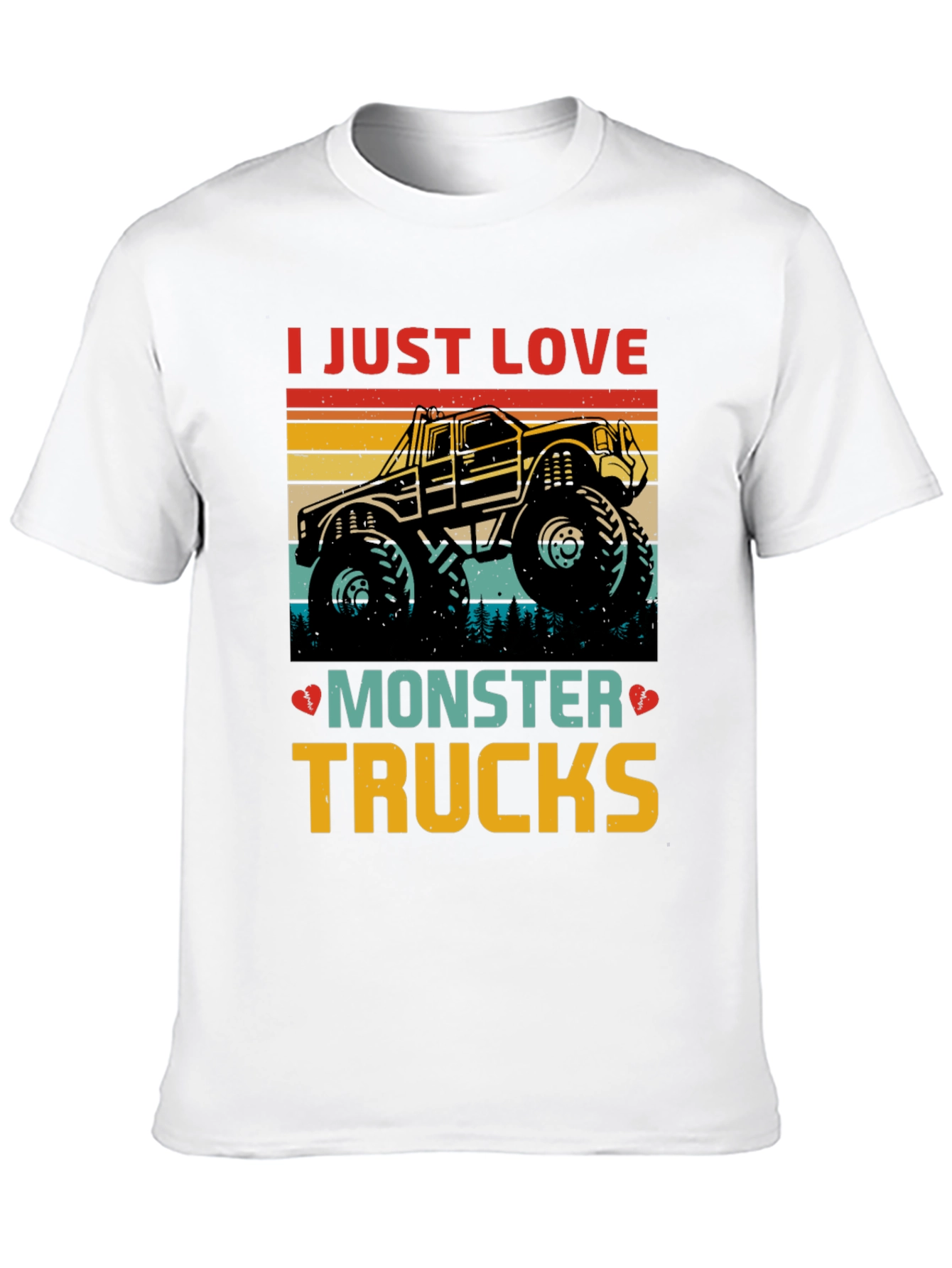 Monster Truck Lover Graphic T-Shirt