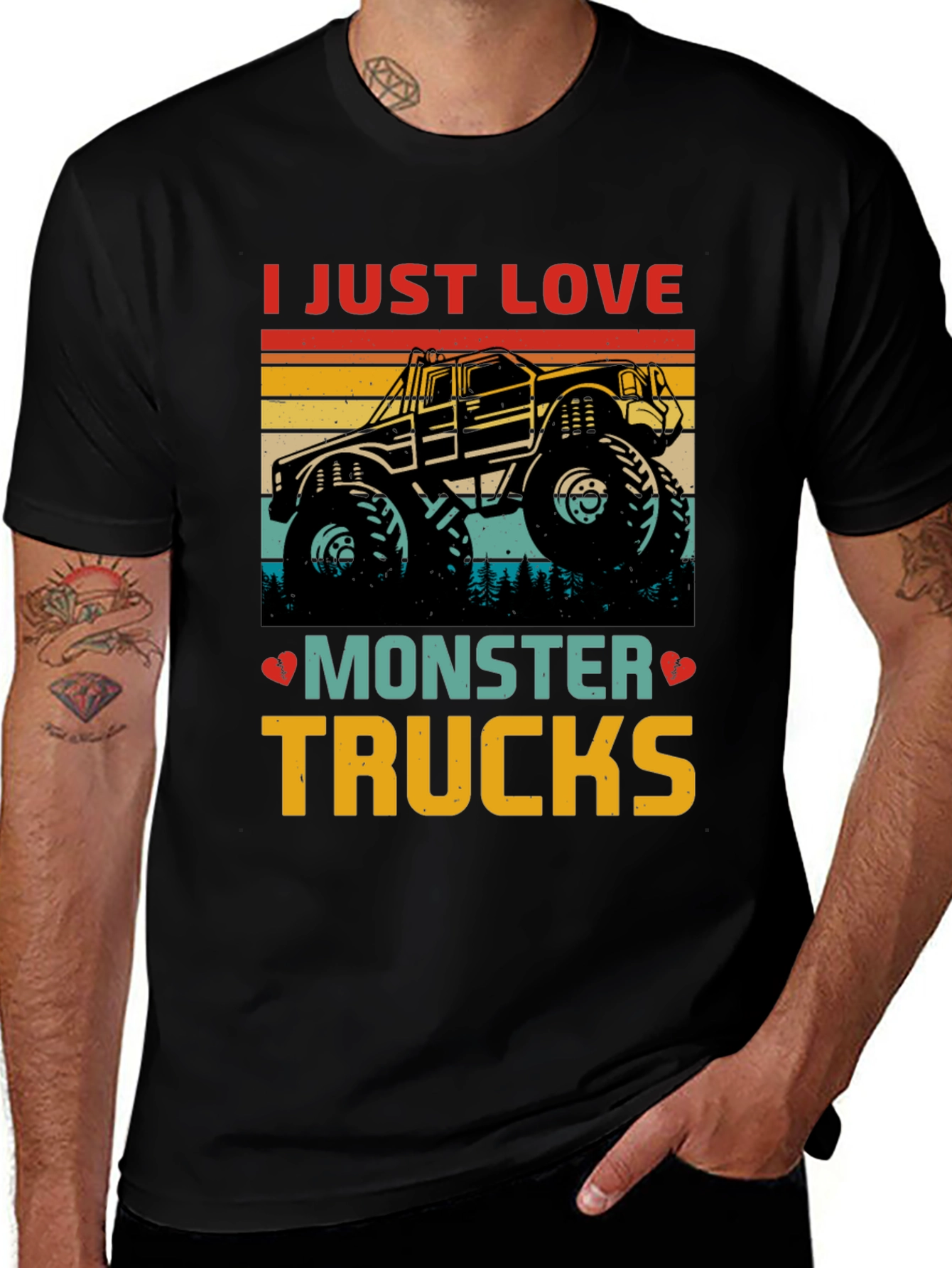 Monster Truck Lover Graphic T-Shirt